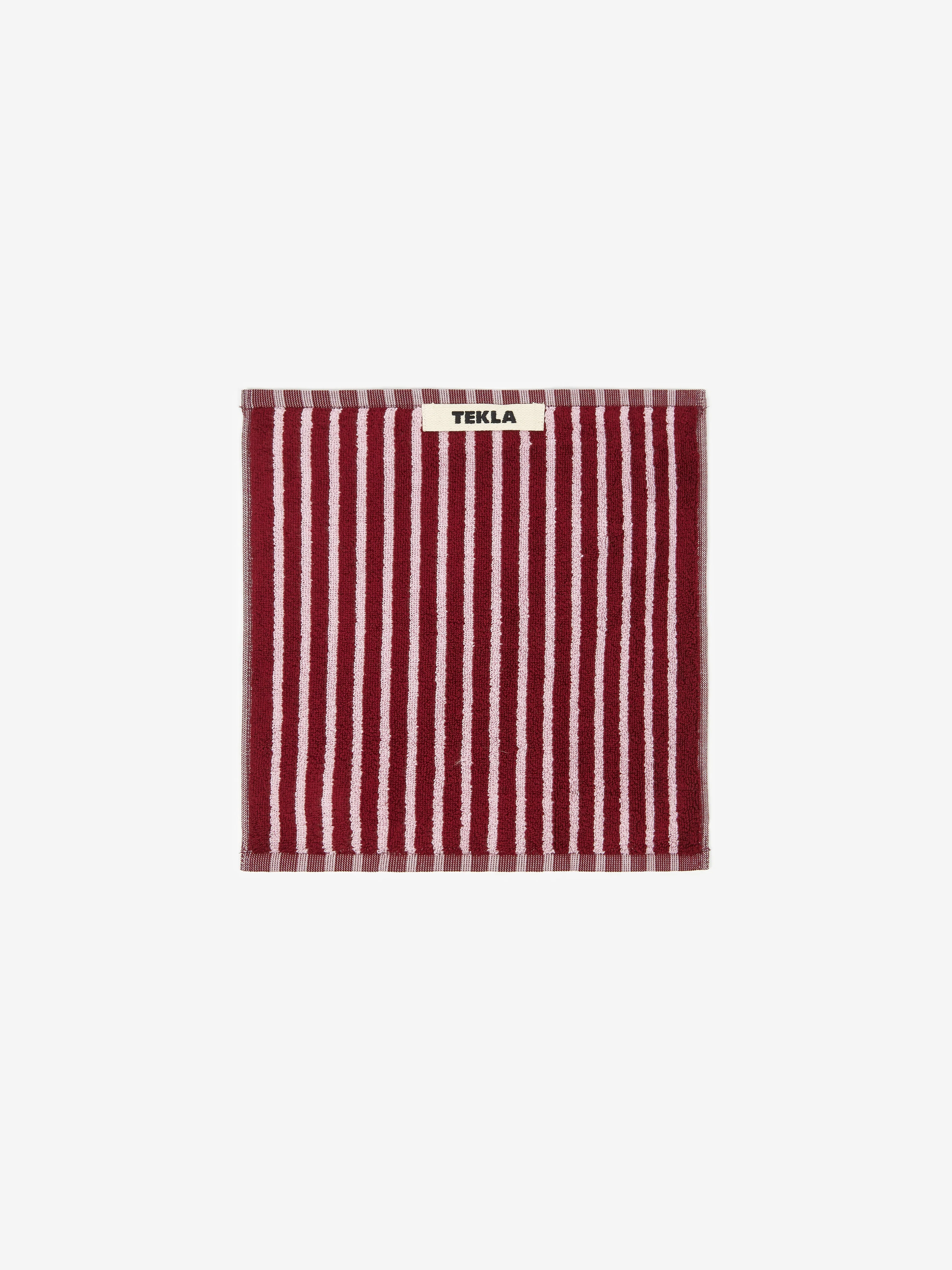 TEKLA Wash Cloth - Red & Rose - Image 4