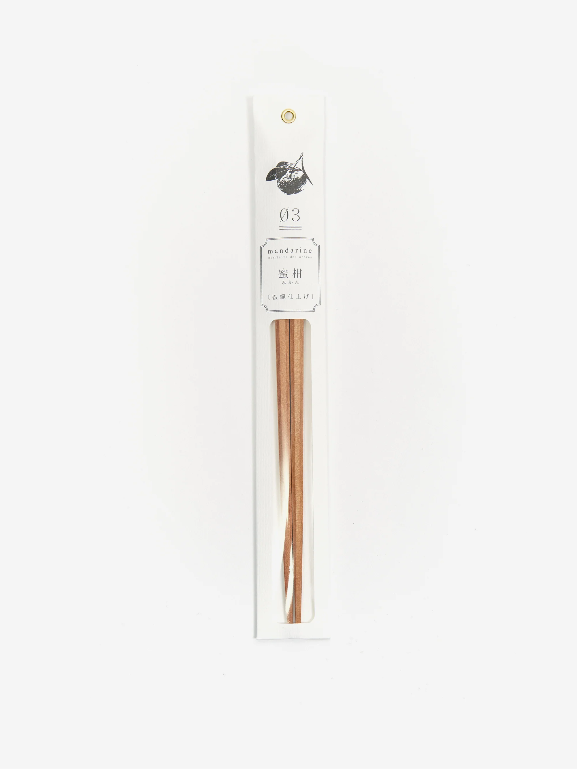 Tetoca Japan Natural Wood Chopsticks - Mandarin