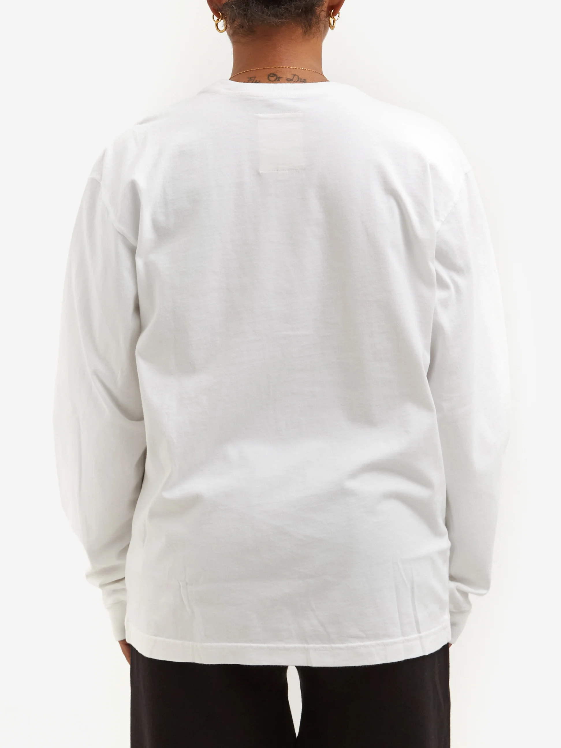Thank You For Being My Friend Logo Long Sleeve T-Shirt - White - Image 9
