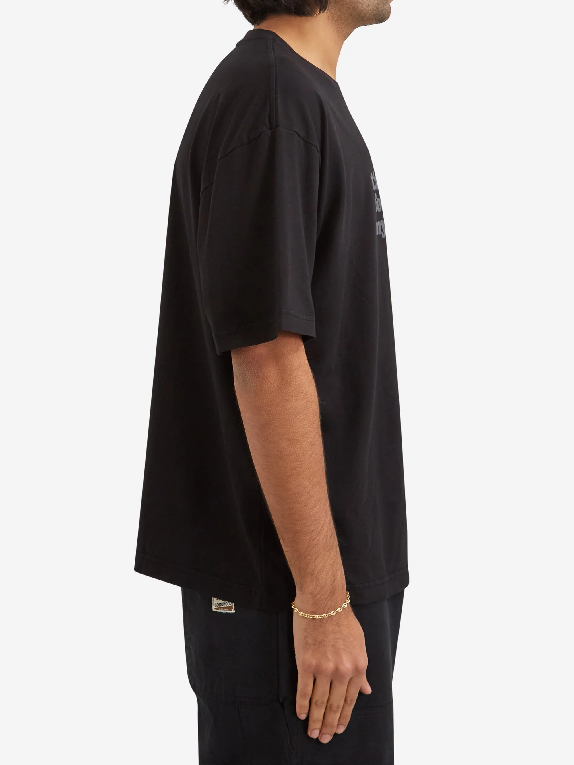 Thank You For Being My Friend Logo T-Shirt - Black - Image 5