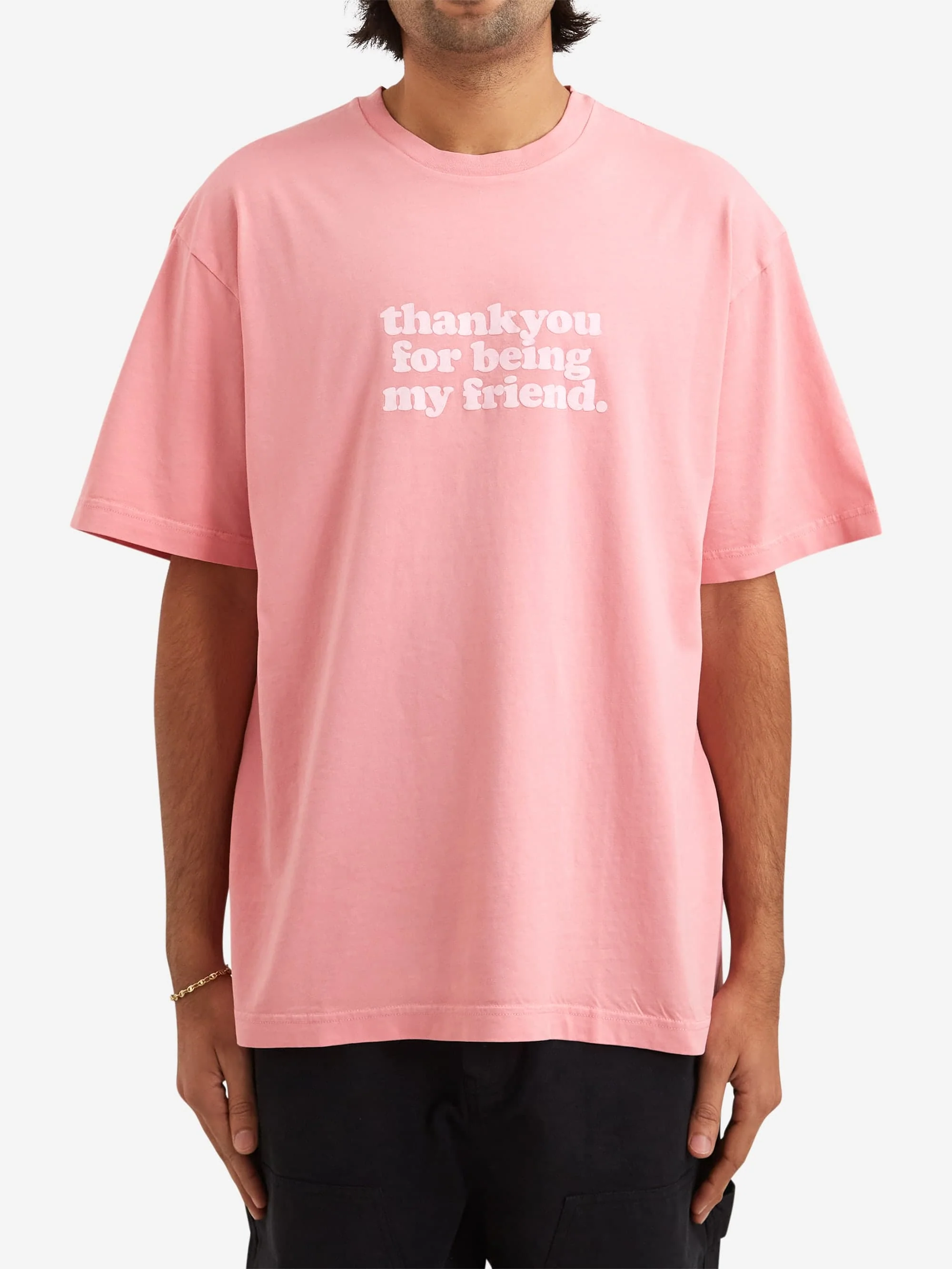 Thank You For Being My Friend Logo T-Shirt - Pink - Image 2