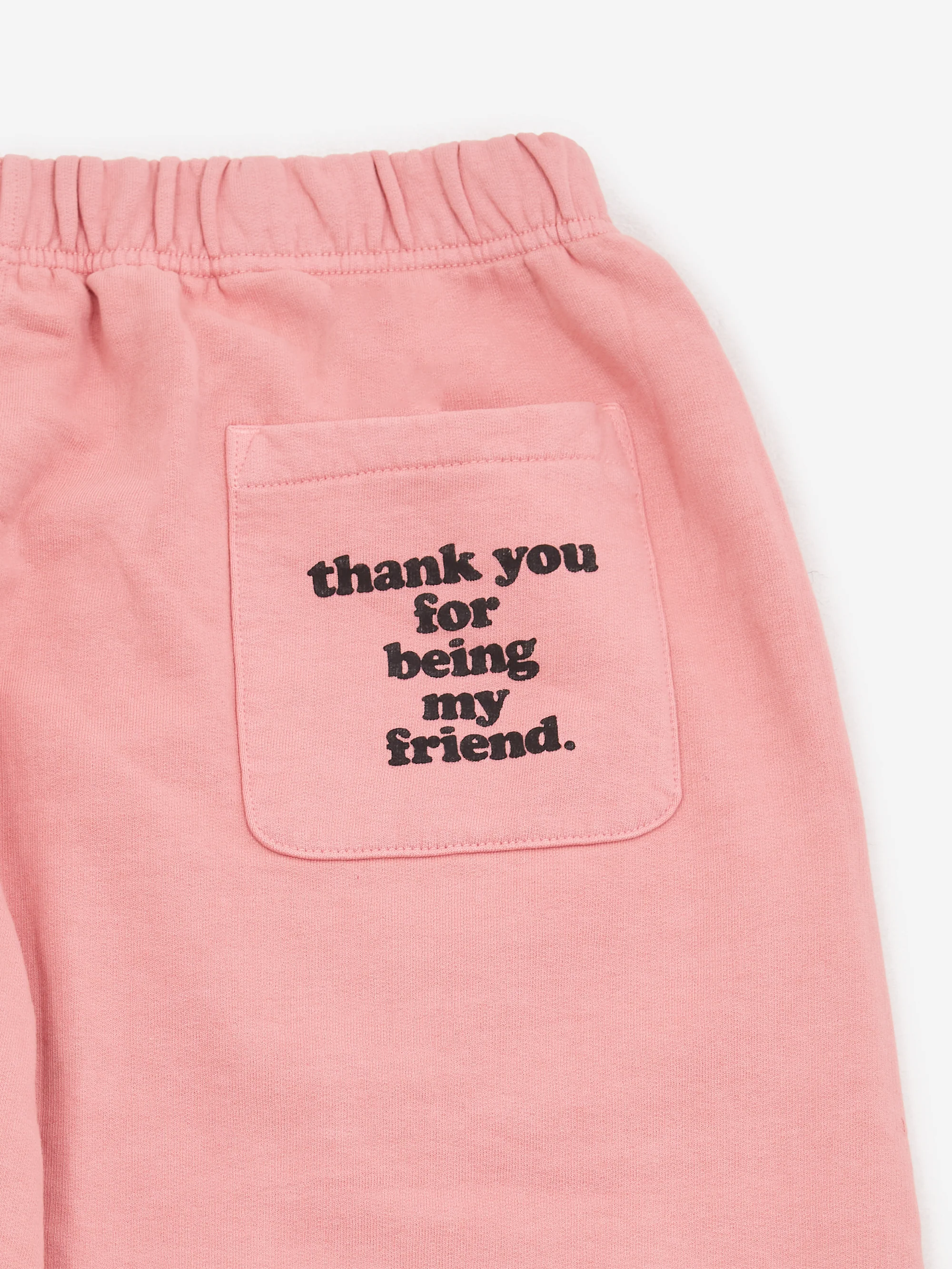 Thank You For Being My Friend Smiley Sweatpant - Pink - Image 5
