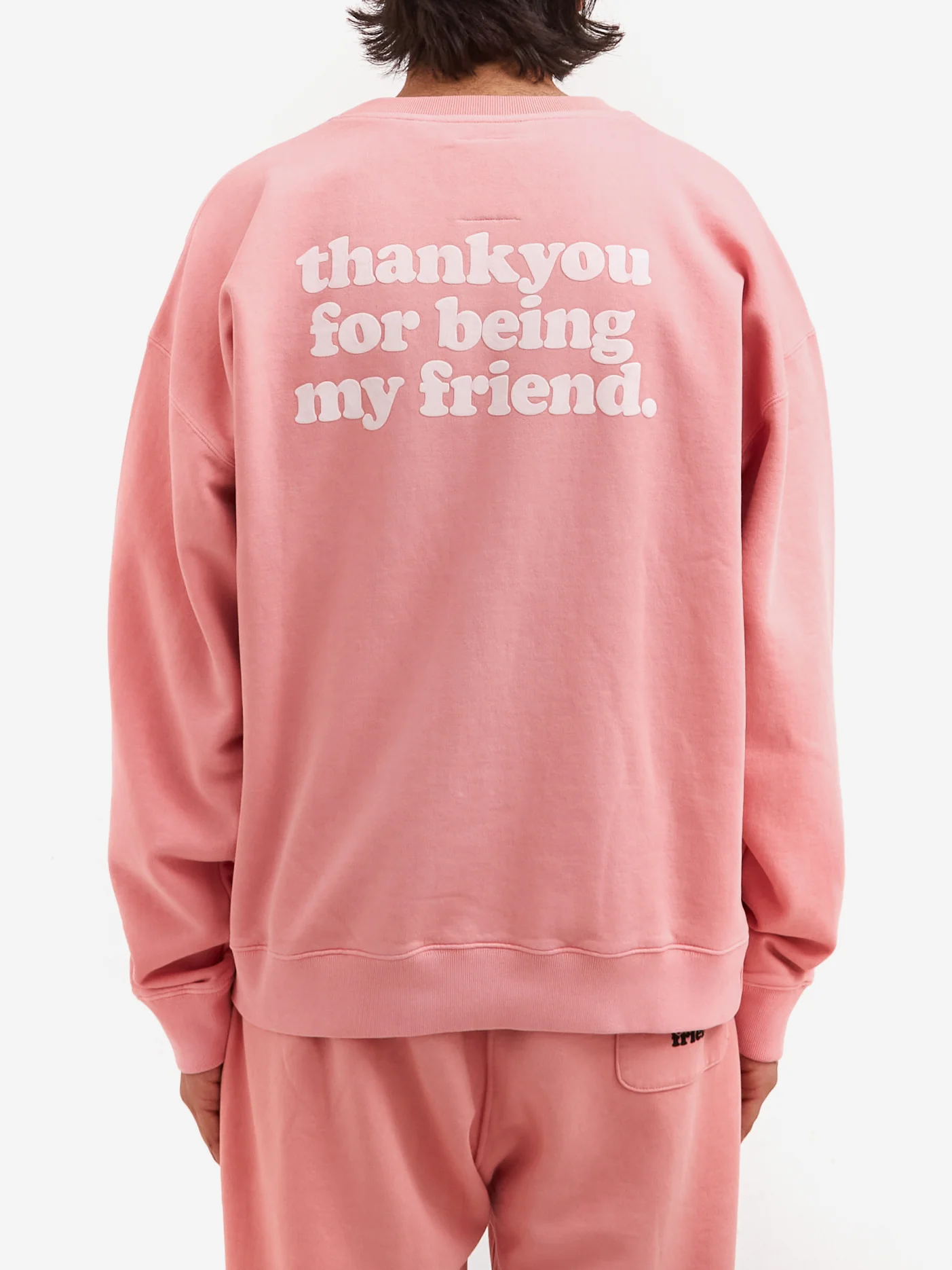 Thank You For Being My Friend Smiley Sweatshirt - Pink - Image 6