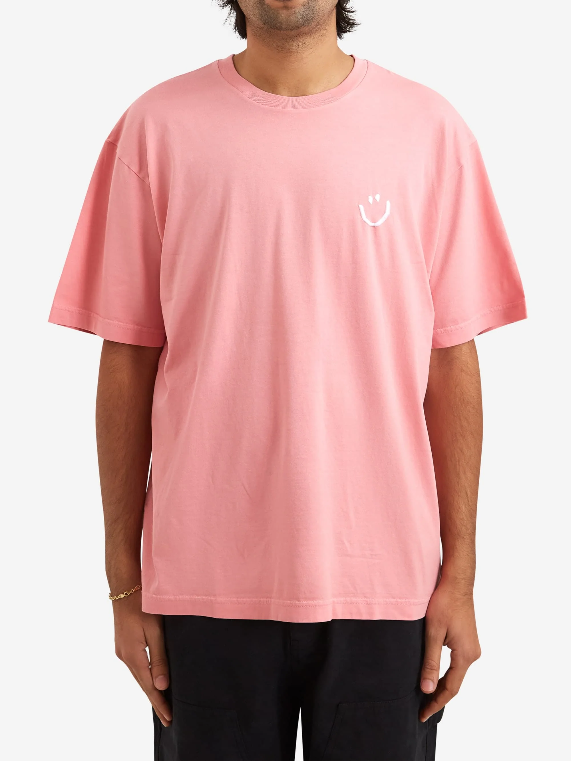 Thank You For Being My Friend Smiley T-Shirt - Pink - Image 2