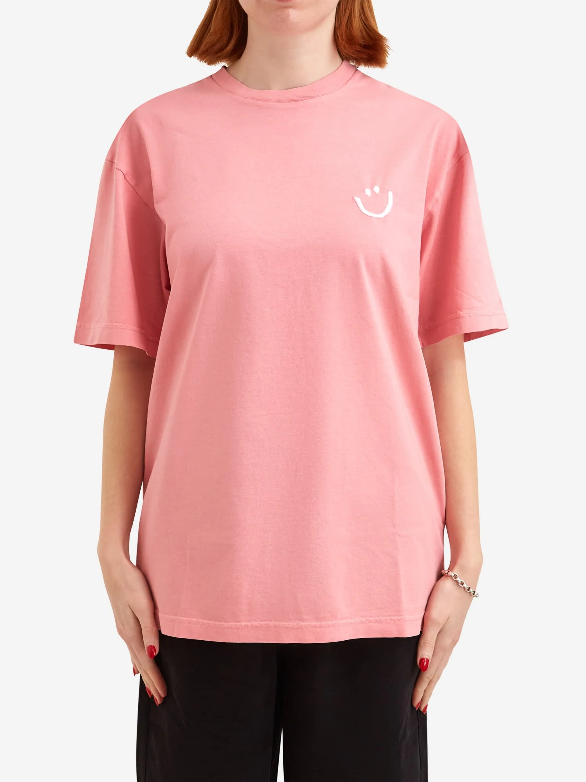Thank You For Being My Friend Smiley T-Shirt - Pink - Image 9