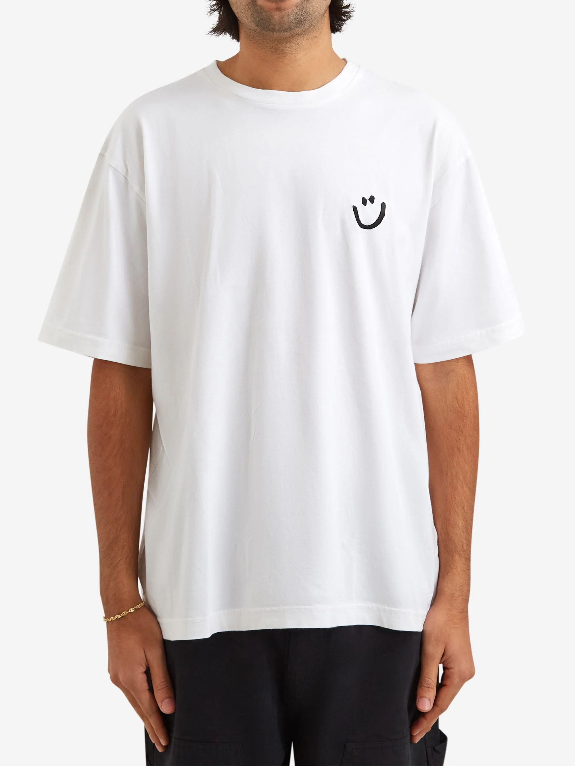 Thank You For Being My Friend Smiley T-Shirt - White - Image 2