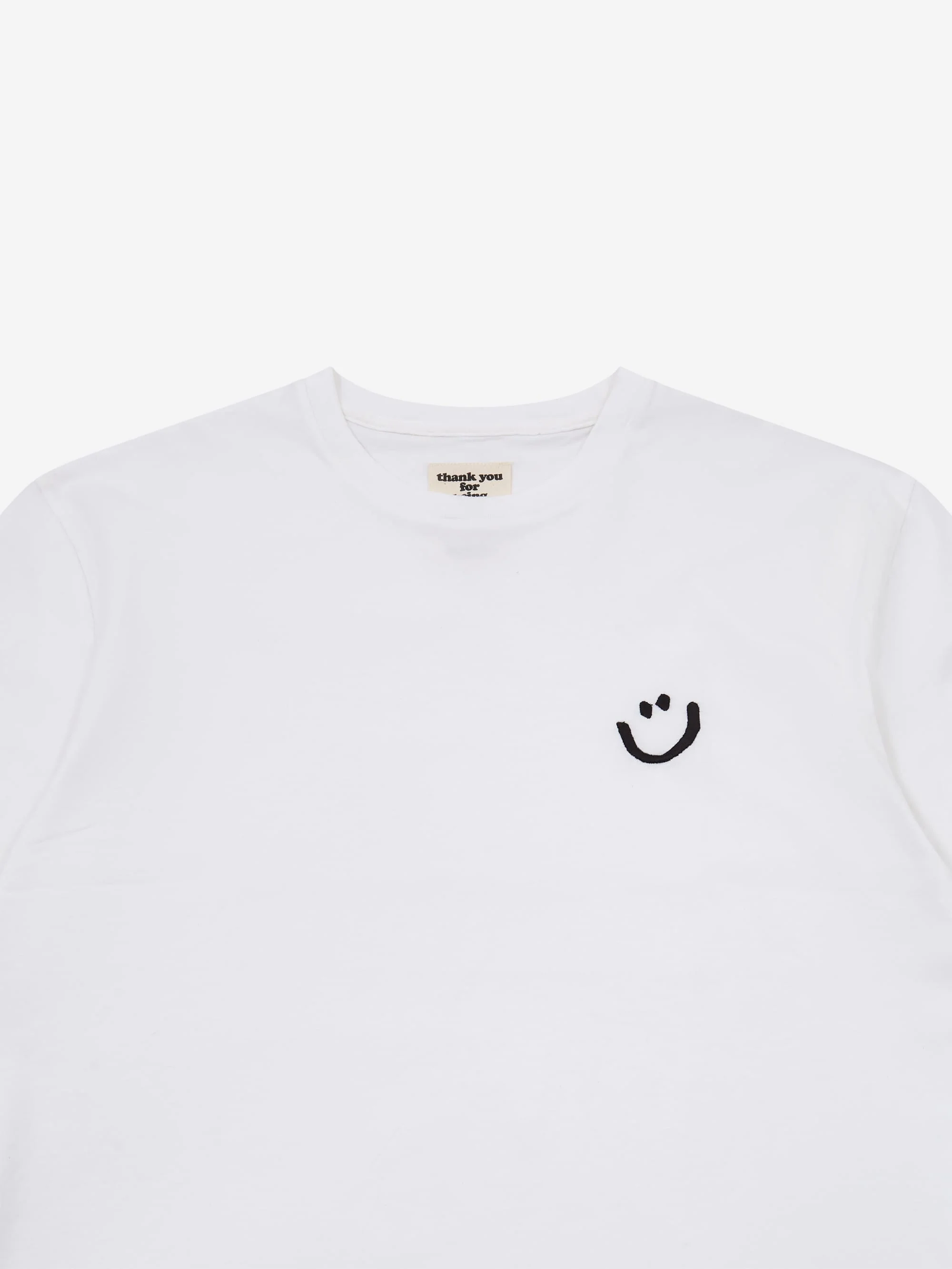 Thank You For Being My Friend Smiley T-Shirt - White - Image 3
