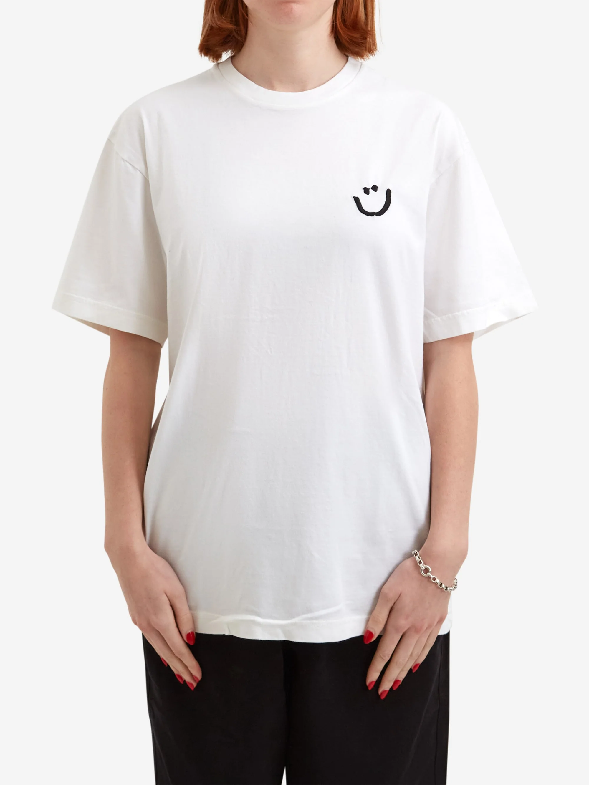 Thank You For Being My Friend Smiley T-Shirt - White - Image 7