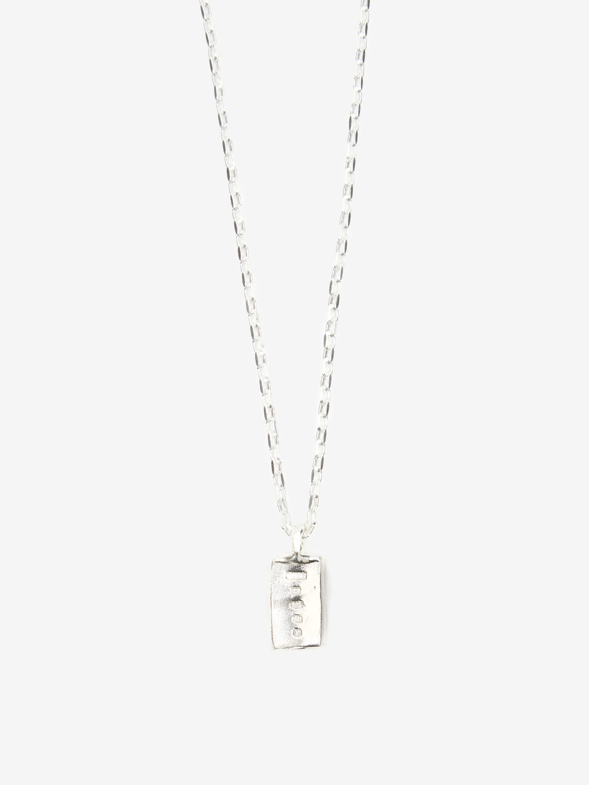 The Ouze Hallmark Ingot Necklace