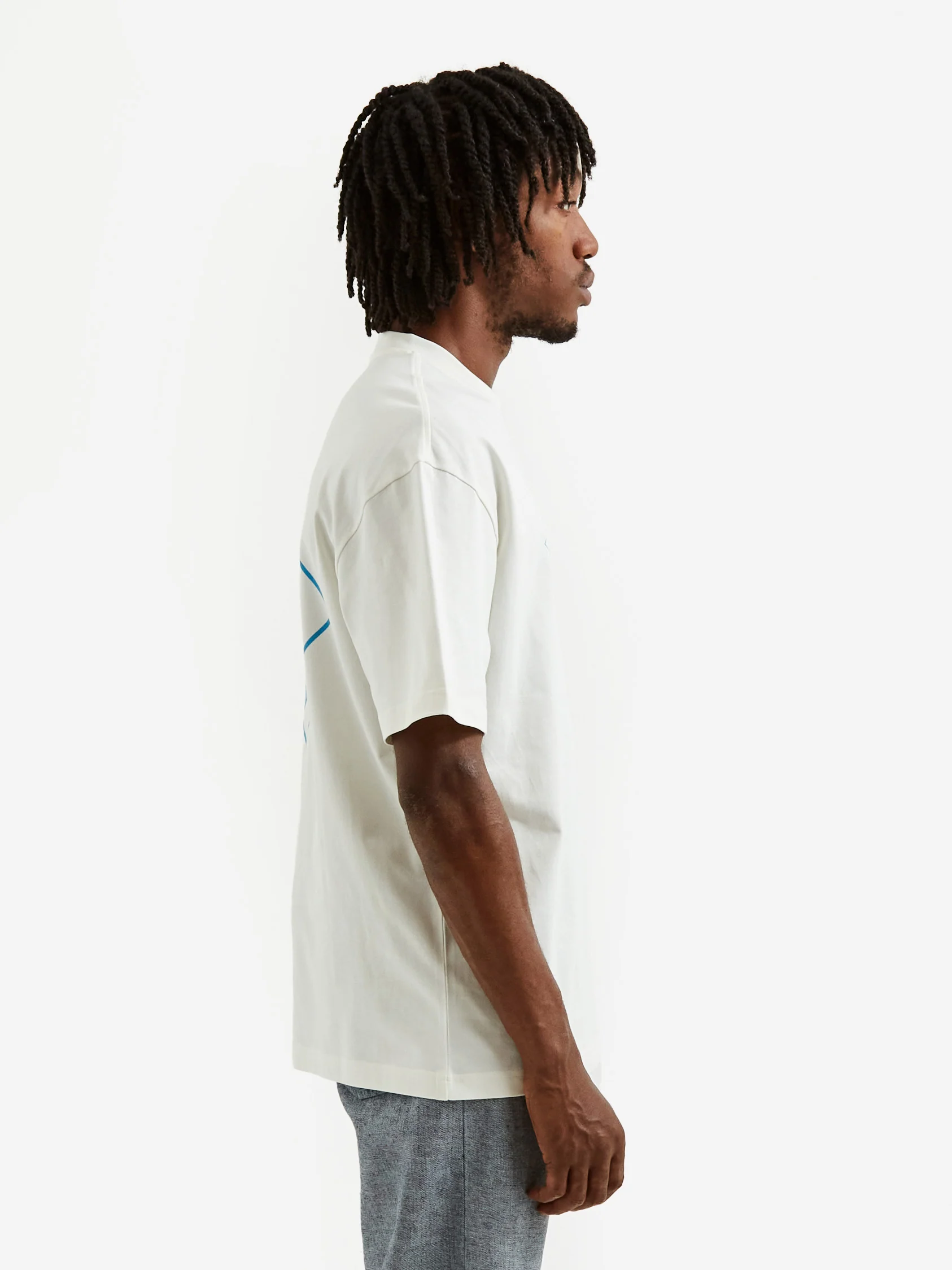 The Trilogy Tapes Block Noise 45 Shortsleeve T-Shirt - White - Image 6