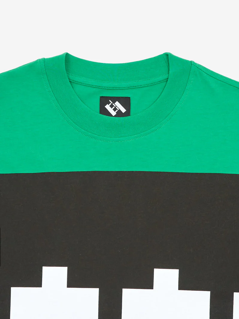 The Trilogy Tapes Block SS T-Shirt - Green - Image 3