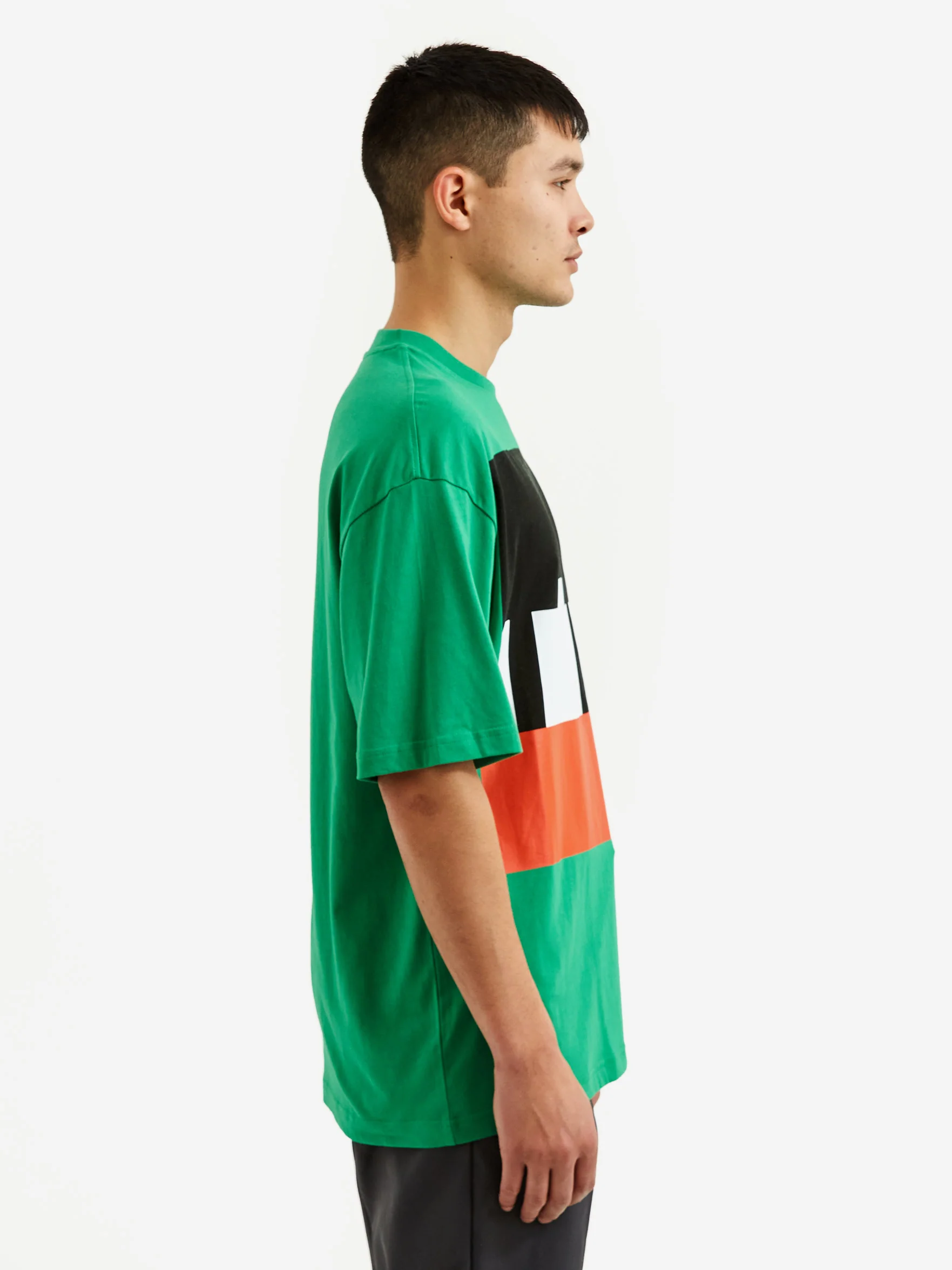 The Trilogy Tapes Block SS T-Shirt - Green - Image 5