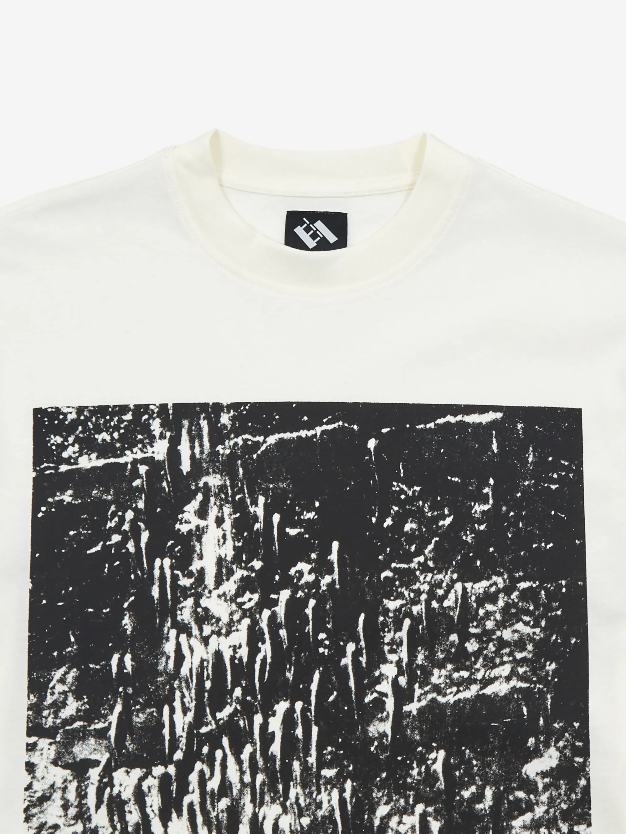 The Trilogy Tapes Fish Climbing Up a 7 Foot Wall LS T-Shirt - White - Image 3