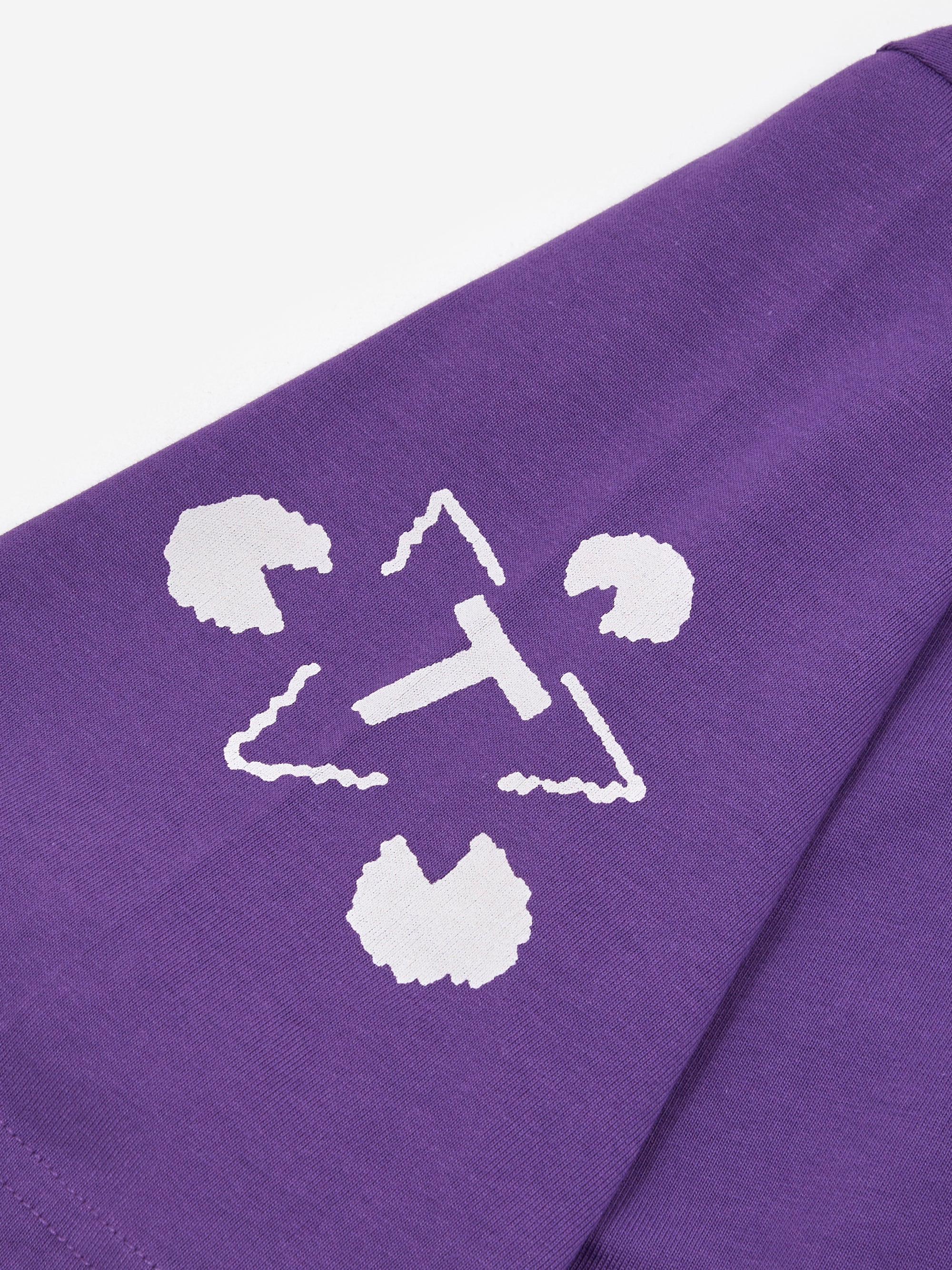 The Trilogy Tapes Goat Shortsleeve T-Shirt - Purple - Image 4