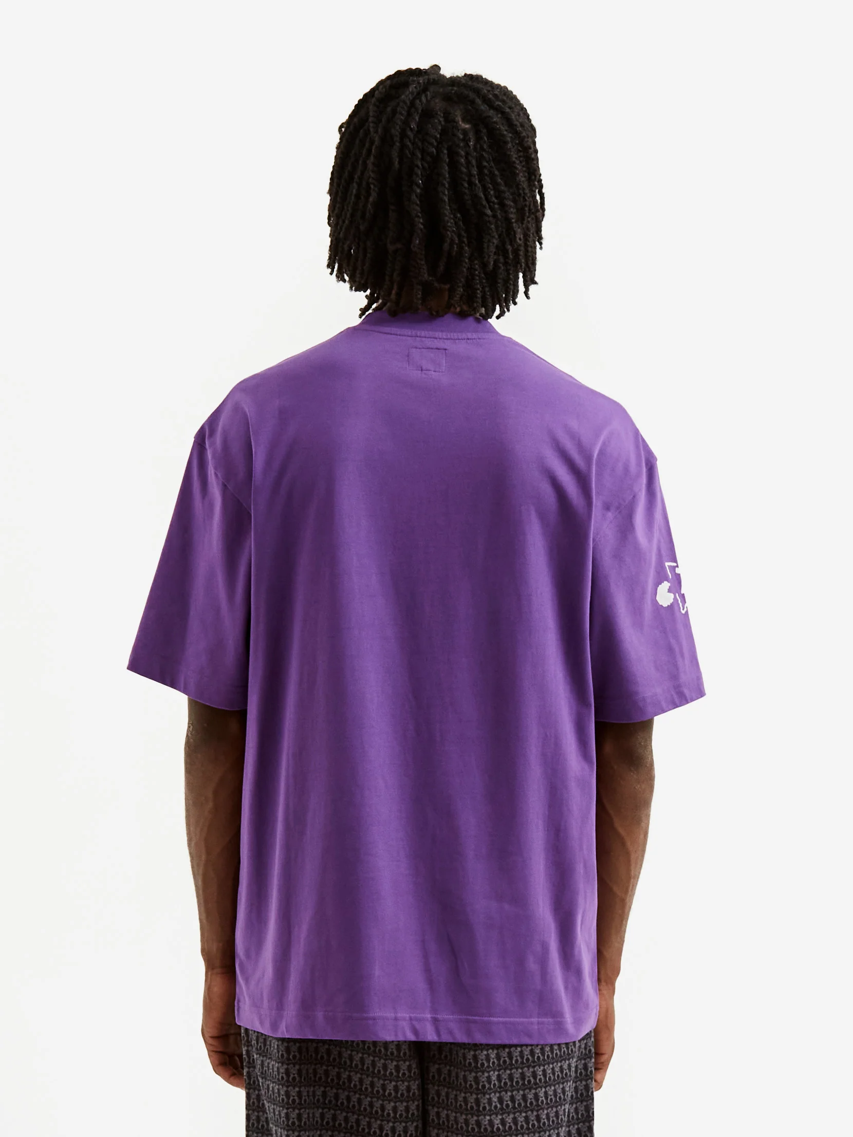 The Trilogy Tapes Goat Shortsleeve T-Shirt - Purple - Image 7