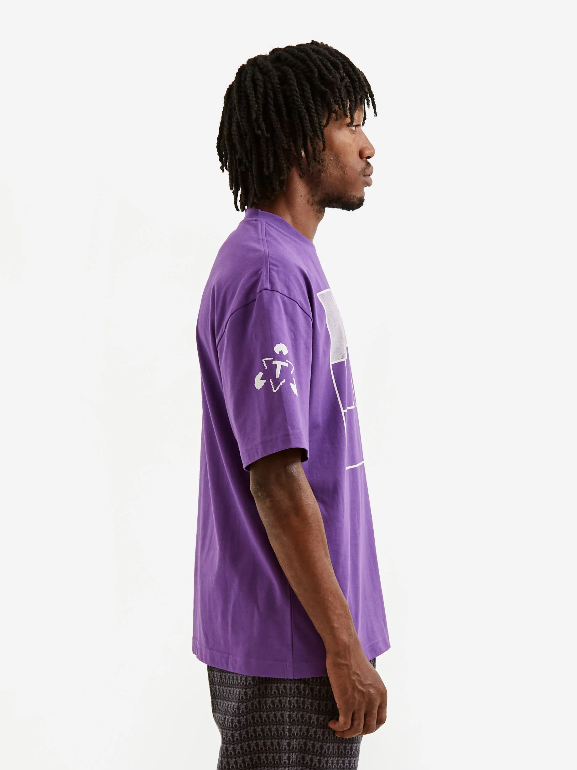The Trilogy Tapes Goat Shortsleeve T-Shirt - Purple - Image 8