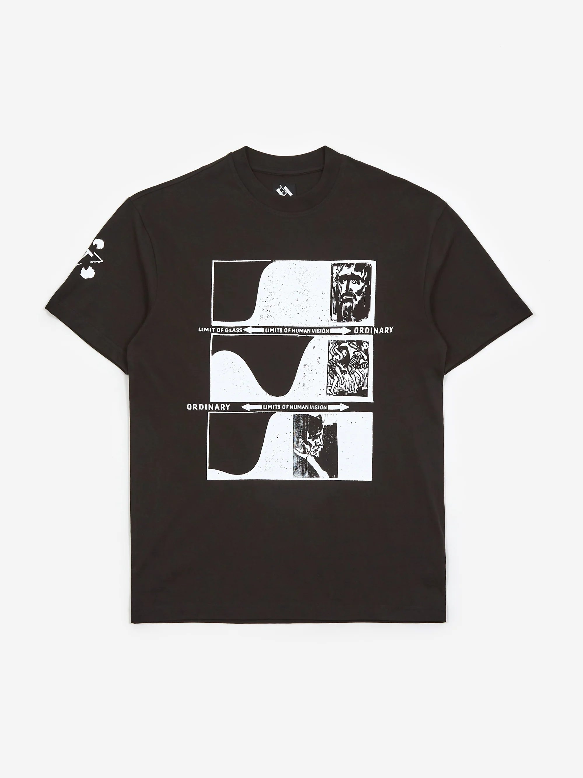 The Trilogy Tapes Limits Of Human Vision Shortsleeve T-Shirt - Black