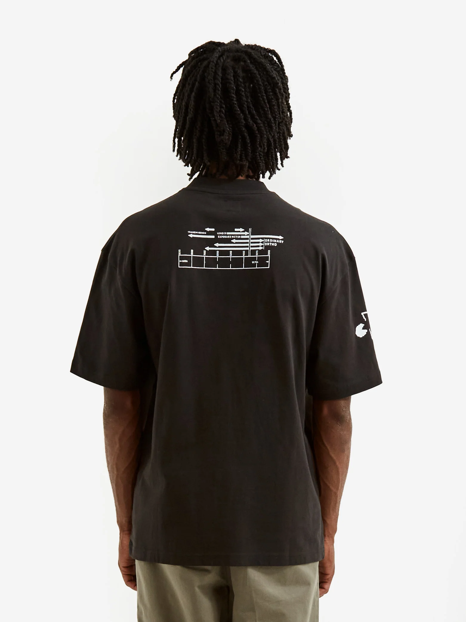 The Trilogy Tapes Limits Of Human Vision Shortsleeve T-Shirt - Black - Image 8