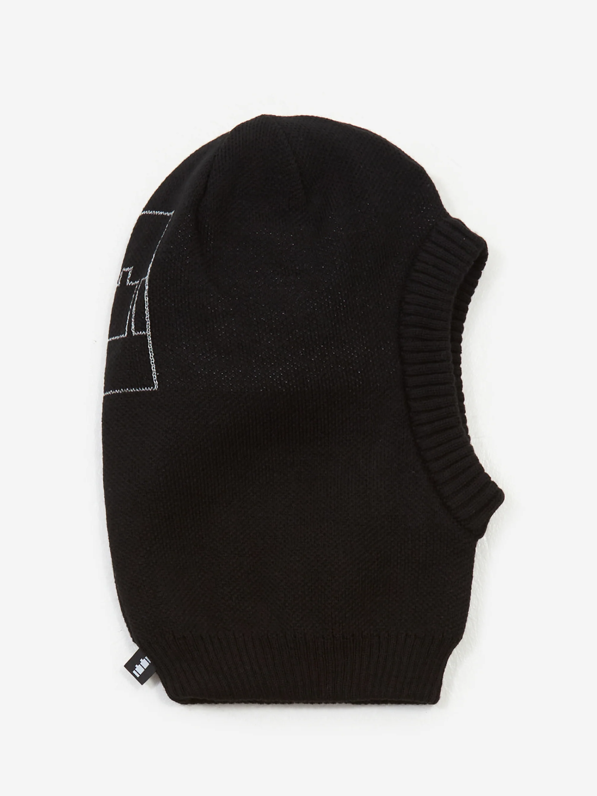 The Trilogy Tapes Reversible Knitted Hood - Black