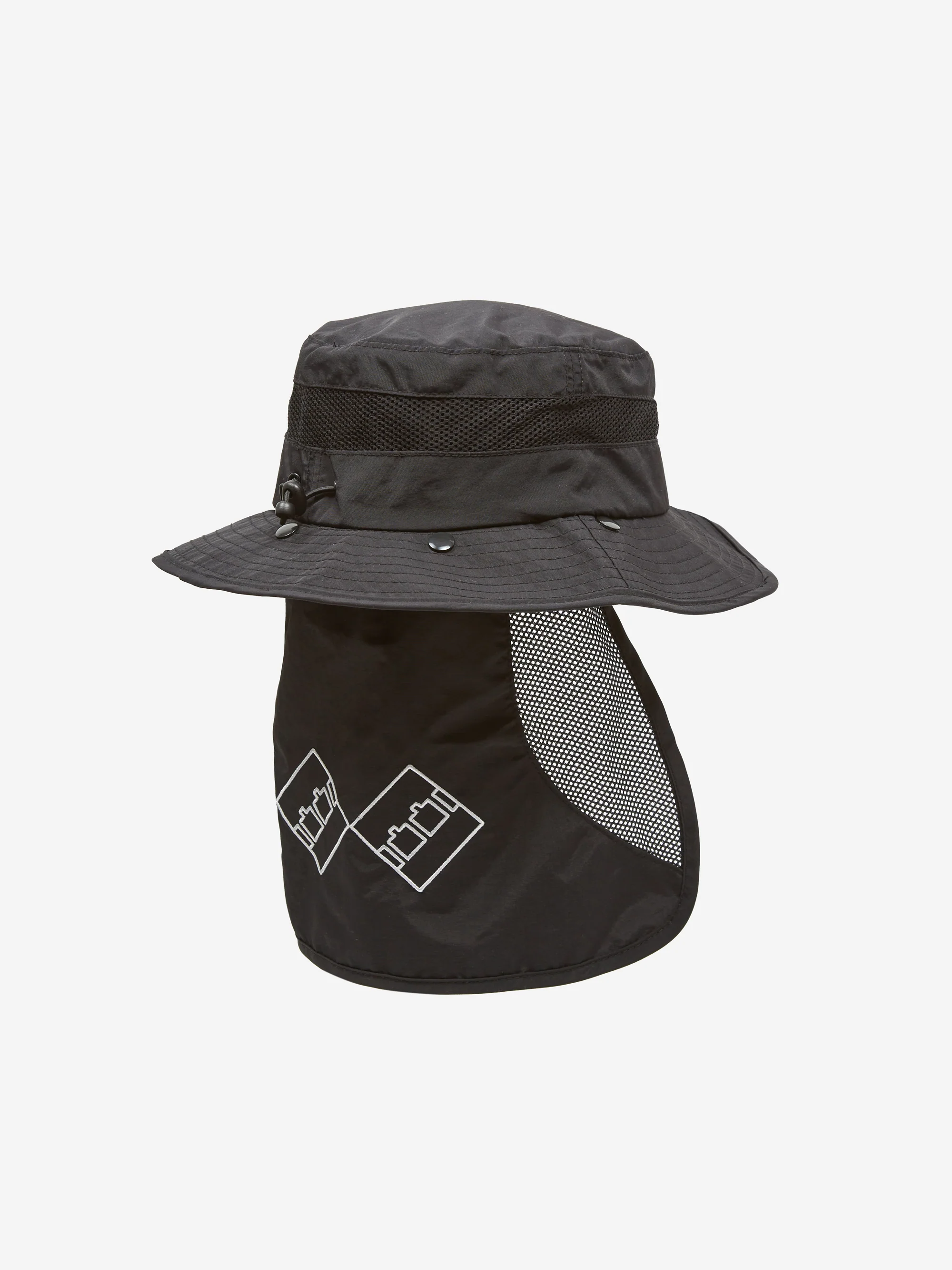 The Trilogy Tapes TTT Beach Bucket Hat - Black - Image 7