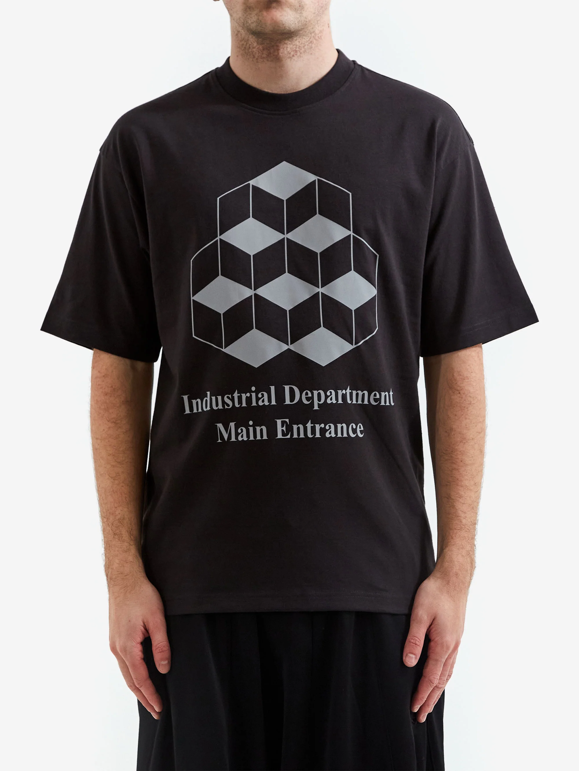 The Trilogy Tapes TTT Industrial Department T-Shirt - Black - Image 2