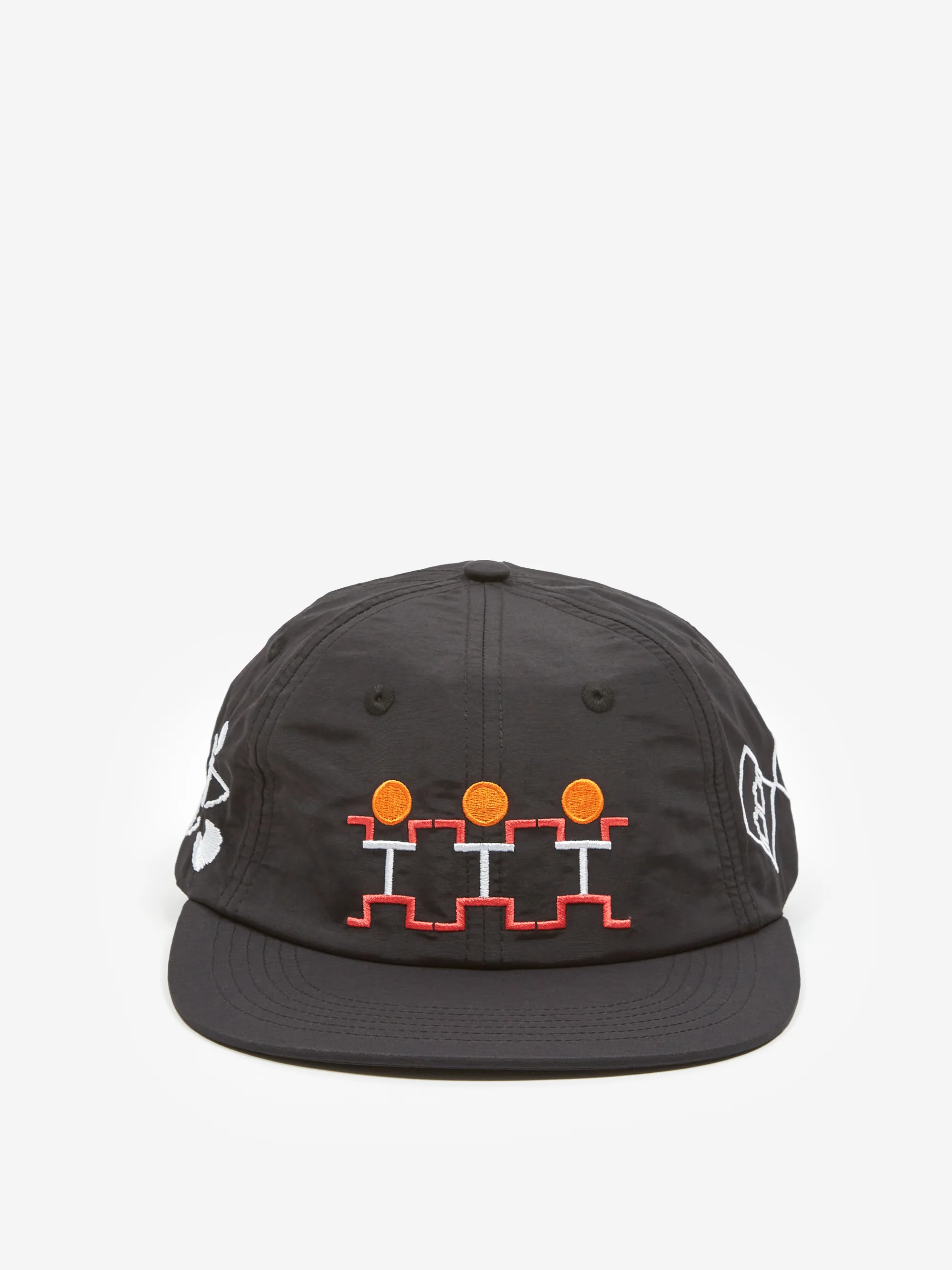 The Trilogy Tapes TTT Multi Logo Baseball Cap - Black - Image 2