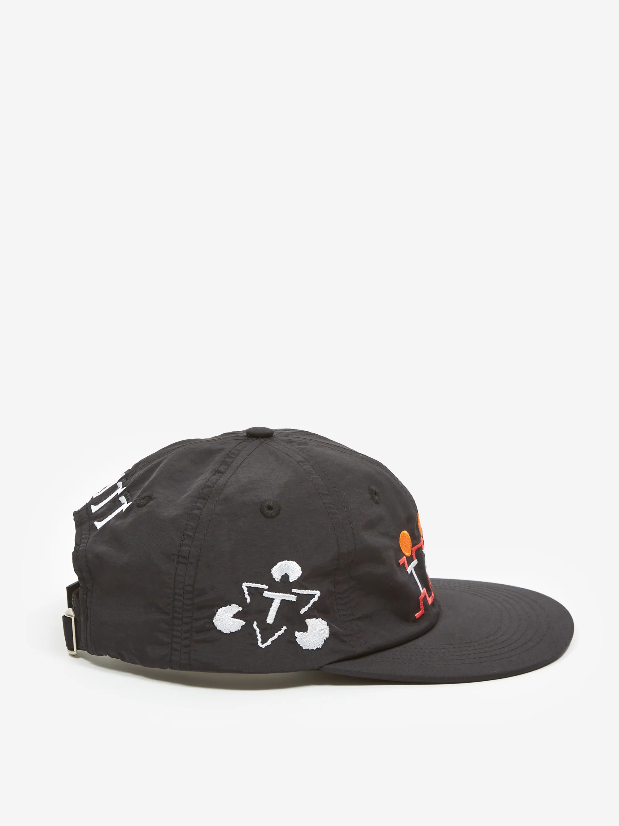 The Trilogy Tapes TTT Multi Logo Baseball Cap - Black - Image 3