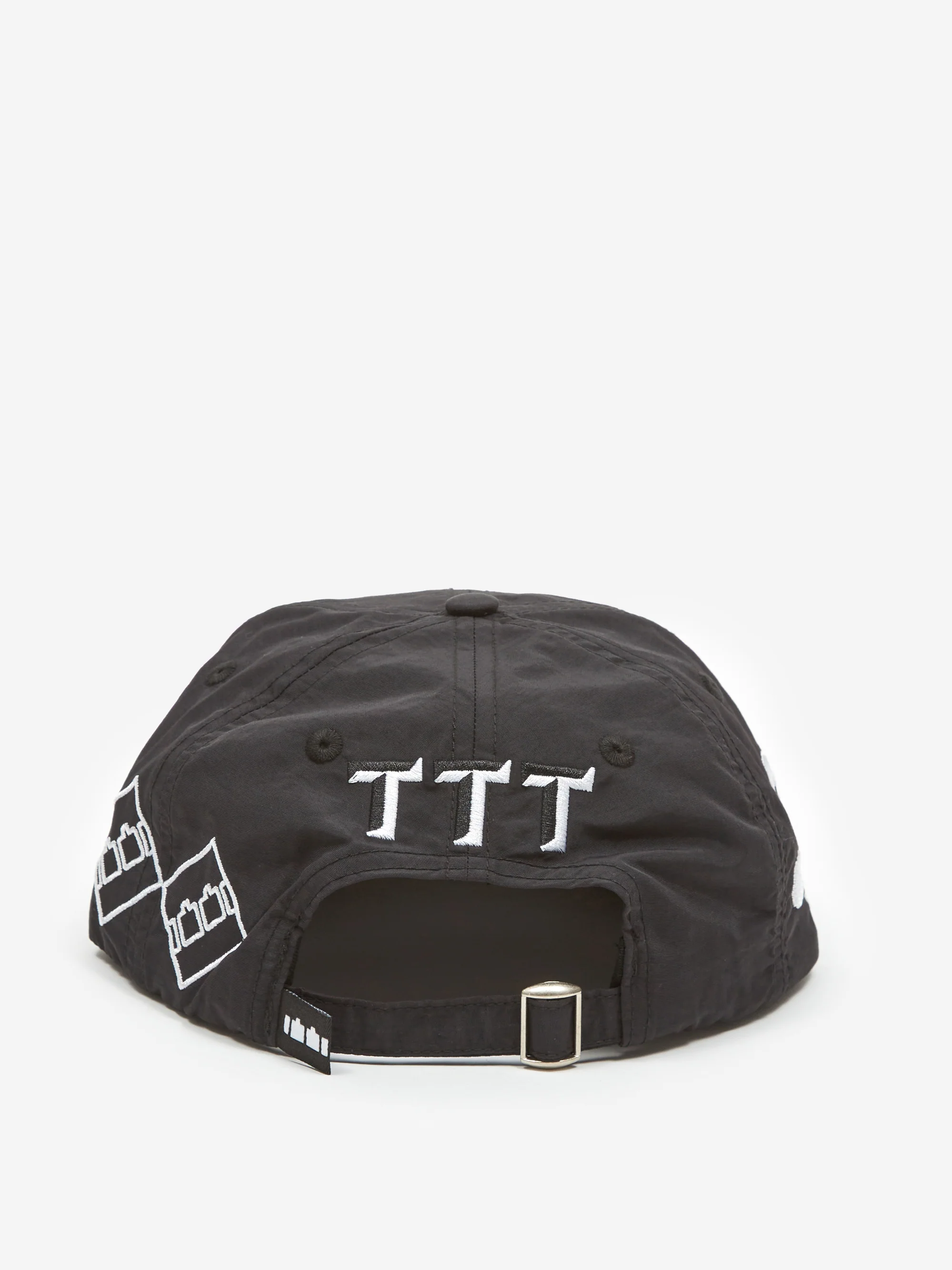 The Trilogy Tapes TTT Multi Logo Baseball Cap - Black - Image 5