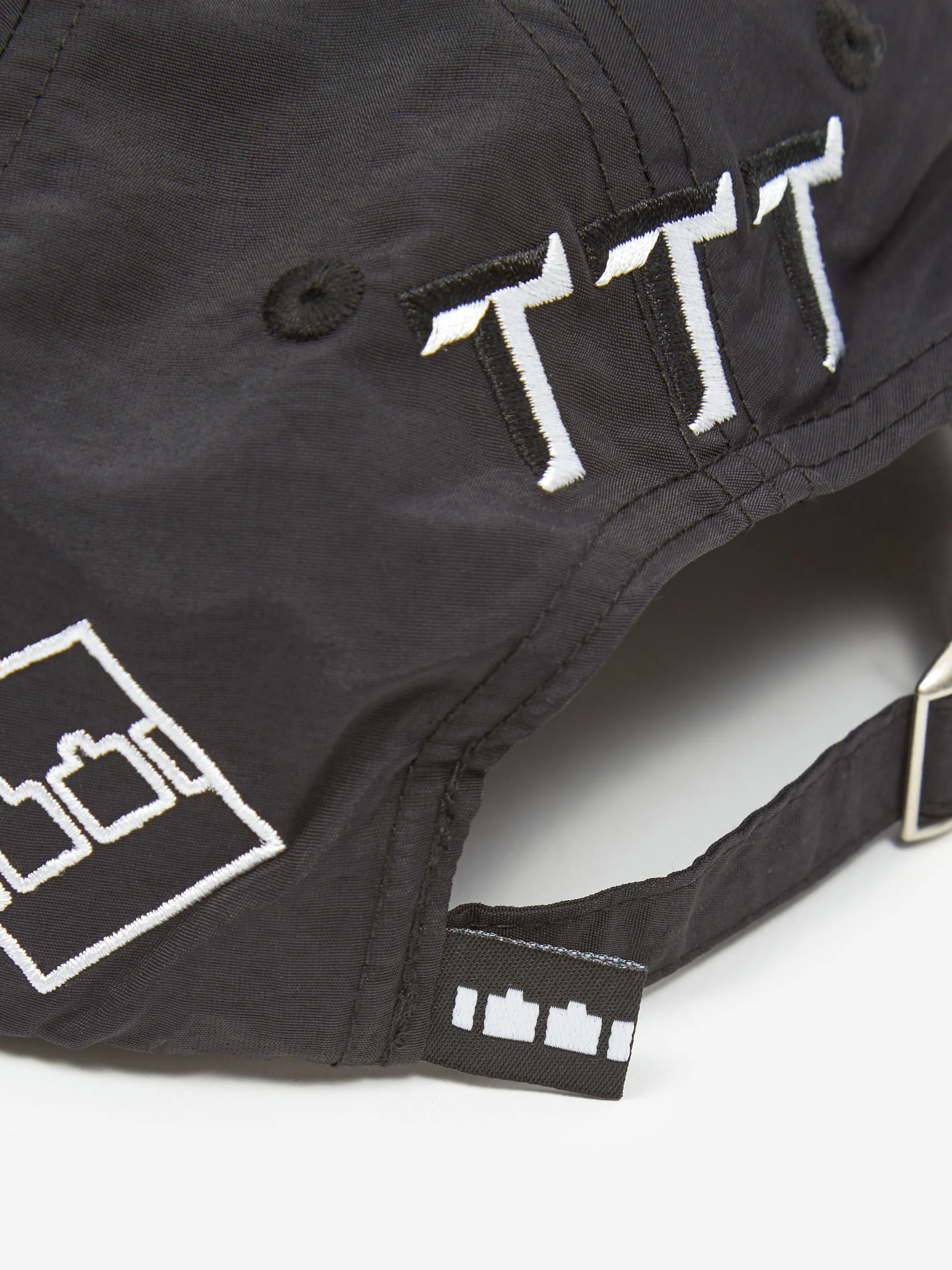 The Trilogy Tapes TTT Multi Logo Baseball Cap - Black - Image 7
