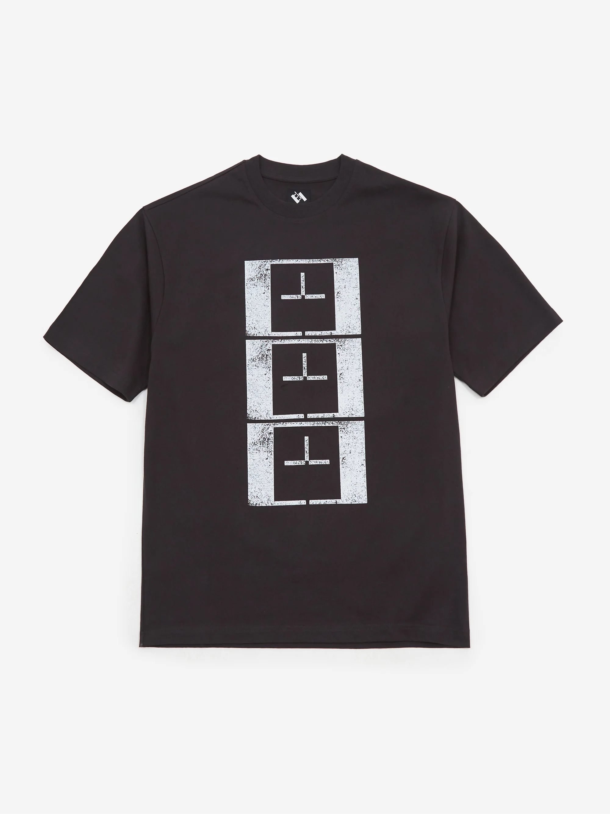 The Trilogy Tapes TTT Upside Down Stamp T-Shirt - Black