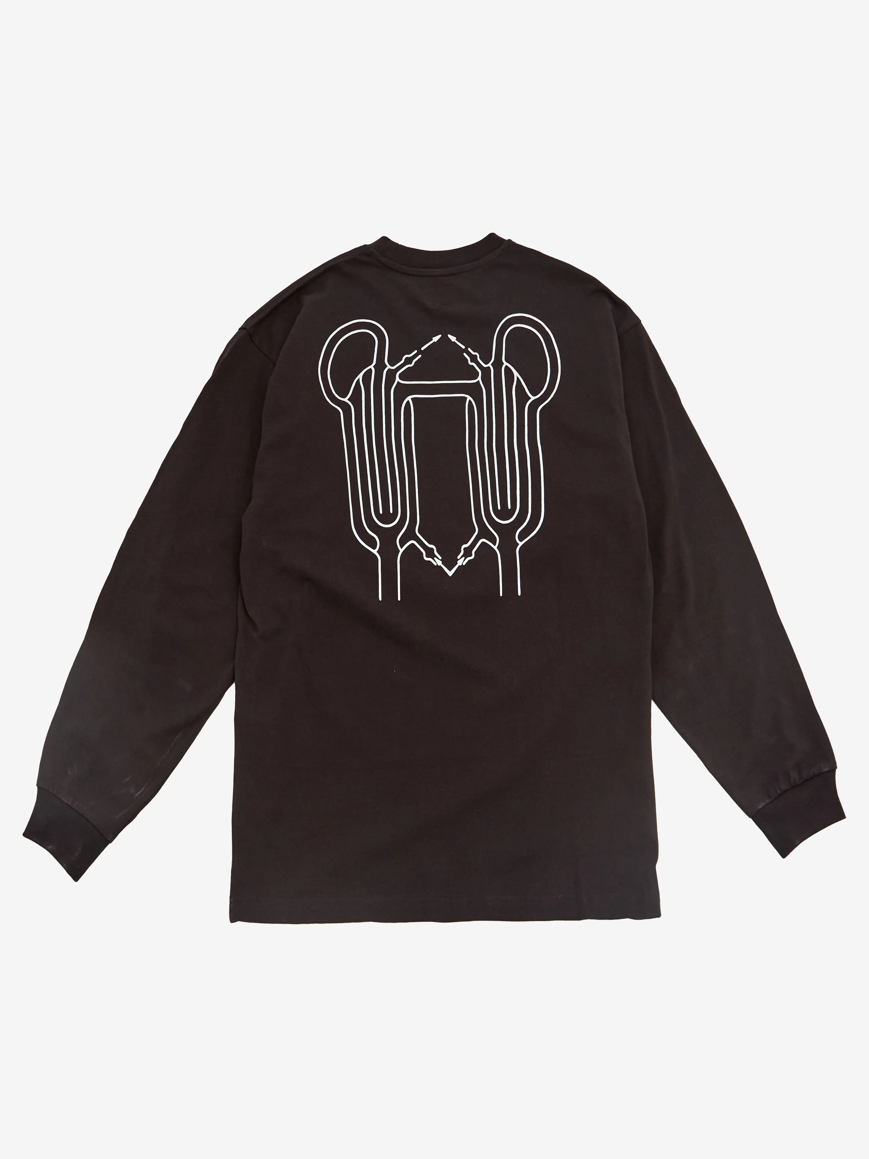 The Trilogy Tapes TTT Winter Glassworks Long Sleeve - Black - Image 4