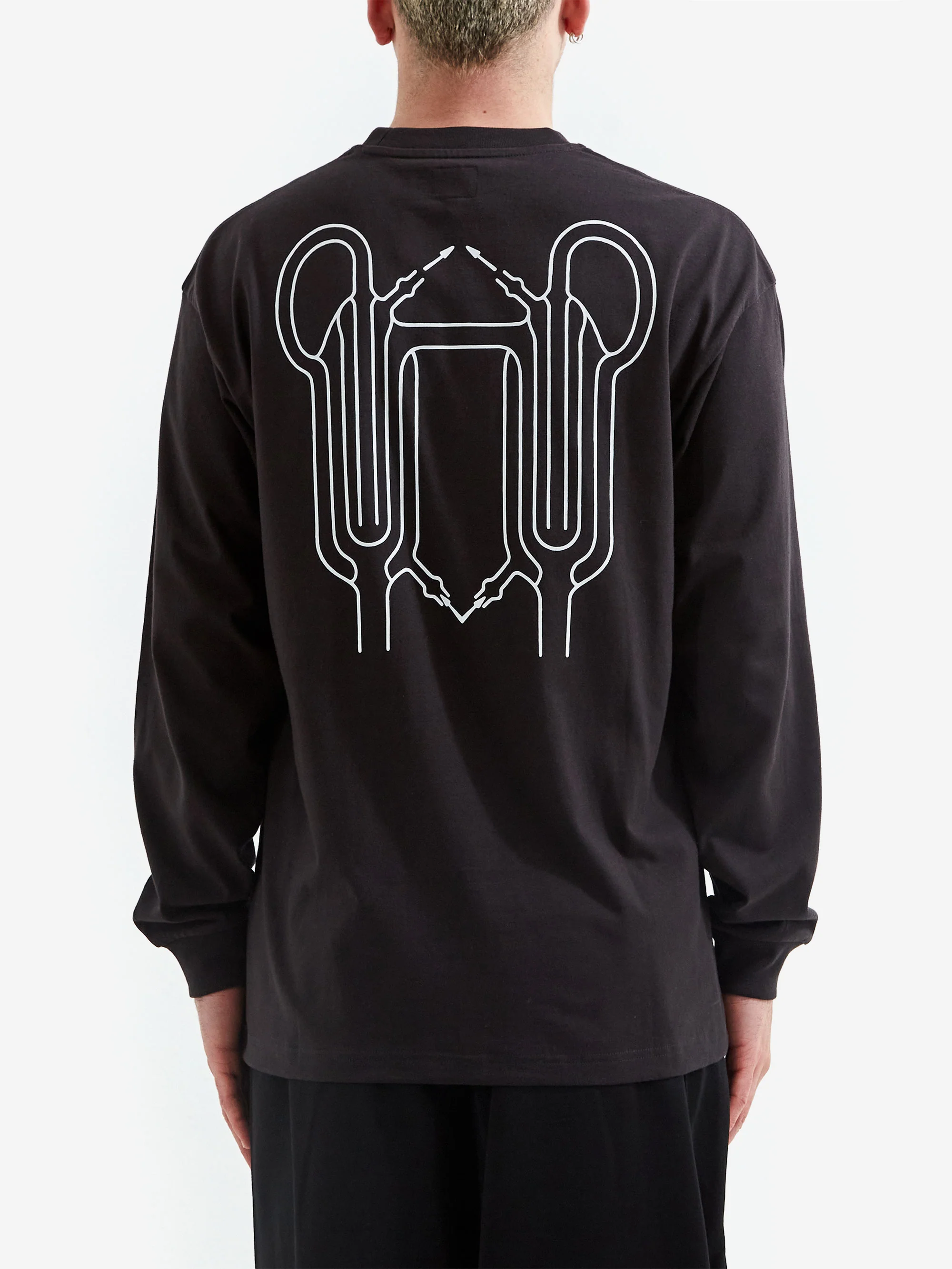 The Trilogy Tapes TTT Winter Glassworks Long Sleeve - Black - Image 6
