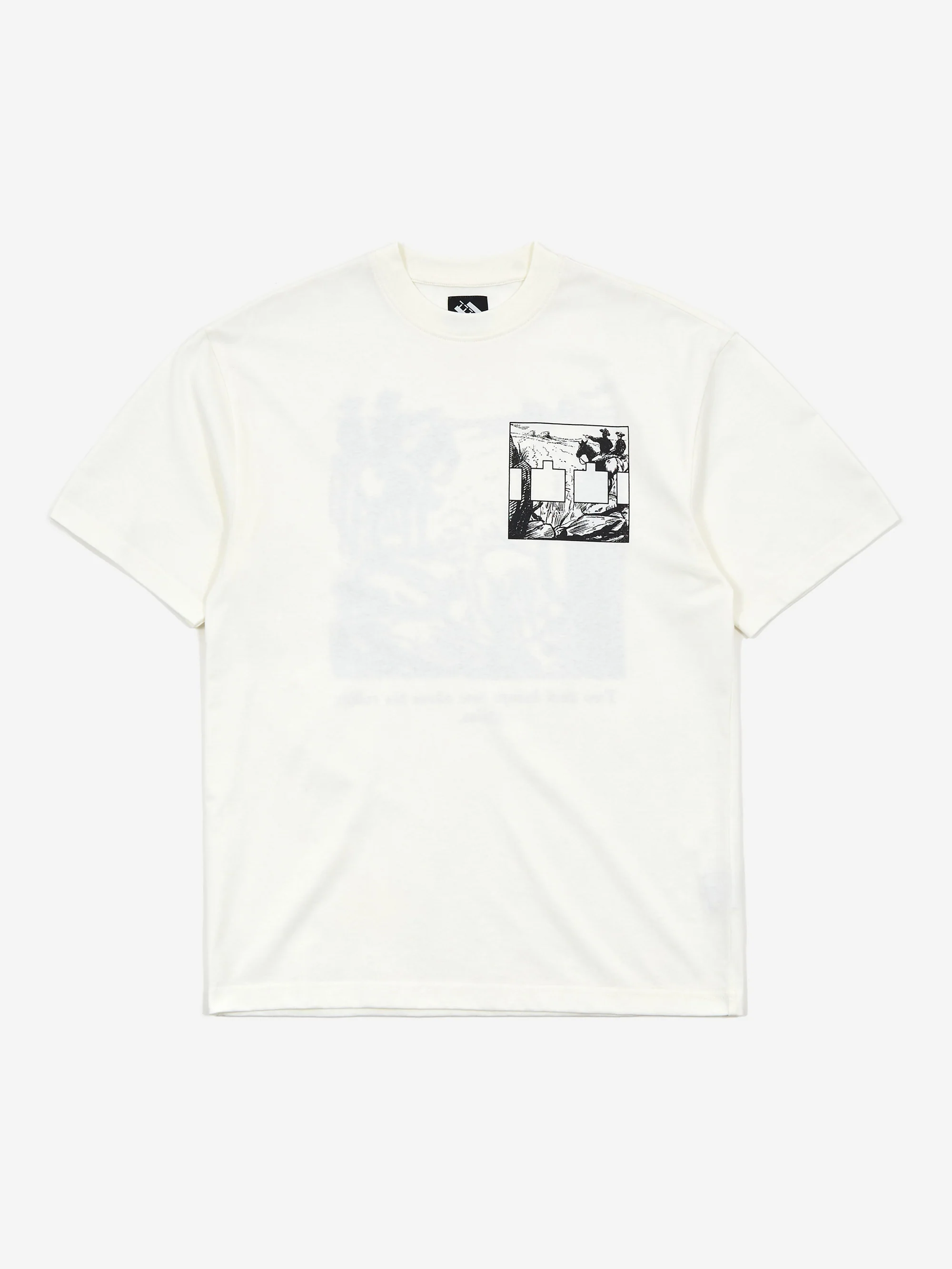 The Trilogy Tapes Two Dark Humps T-Shirt - White - Image 3