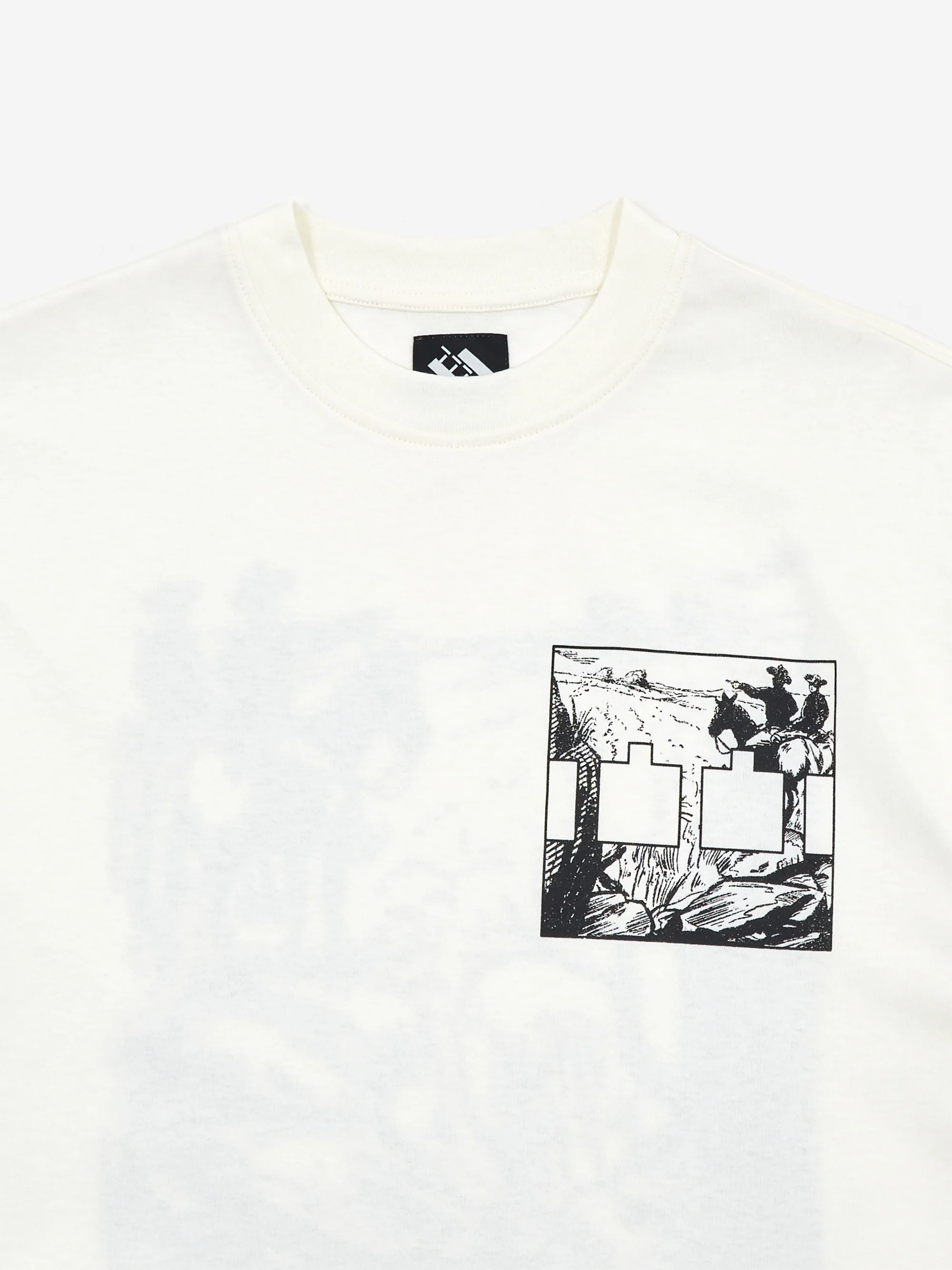 The Trilogy Tapes Two Dark Humps T-Shirt - White - Image 4