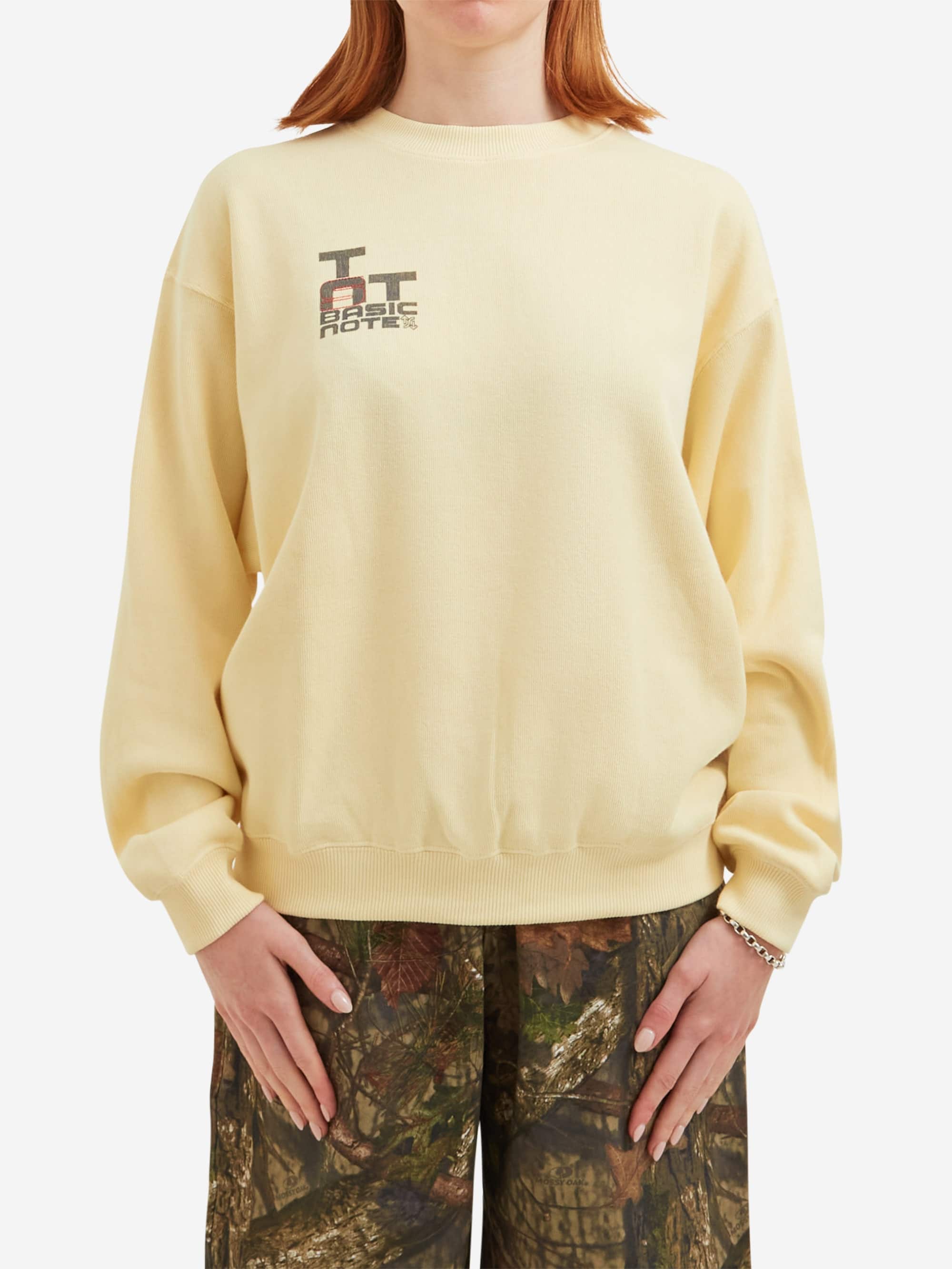 thisisneverthat Basic Note Crewneck - Lemon