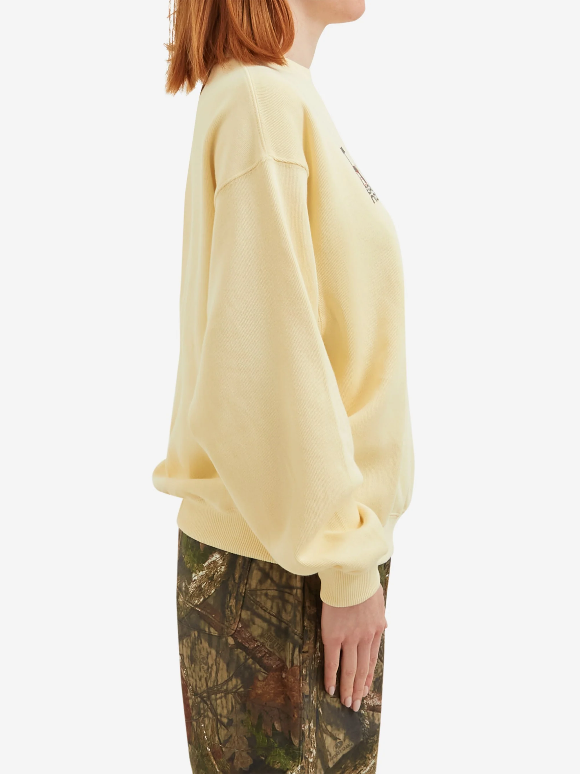 thisisneverthat Basic Note Crewneck - Lemon - Image 2