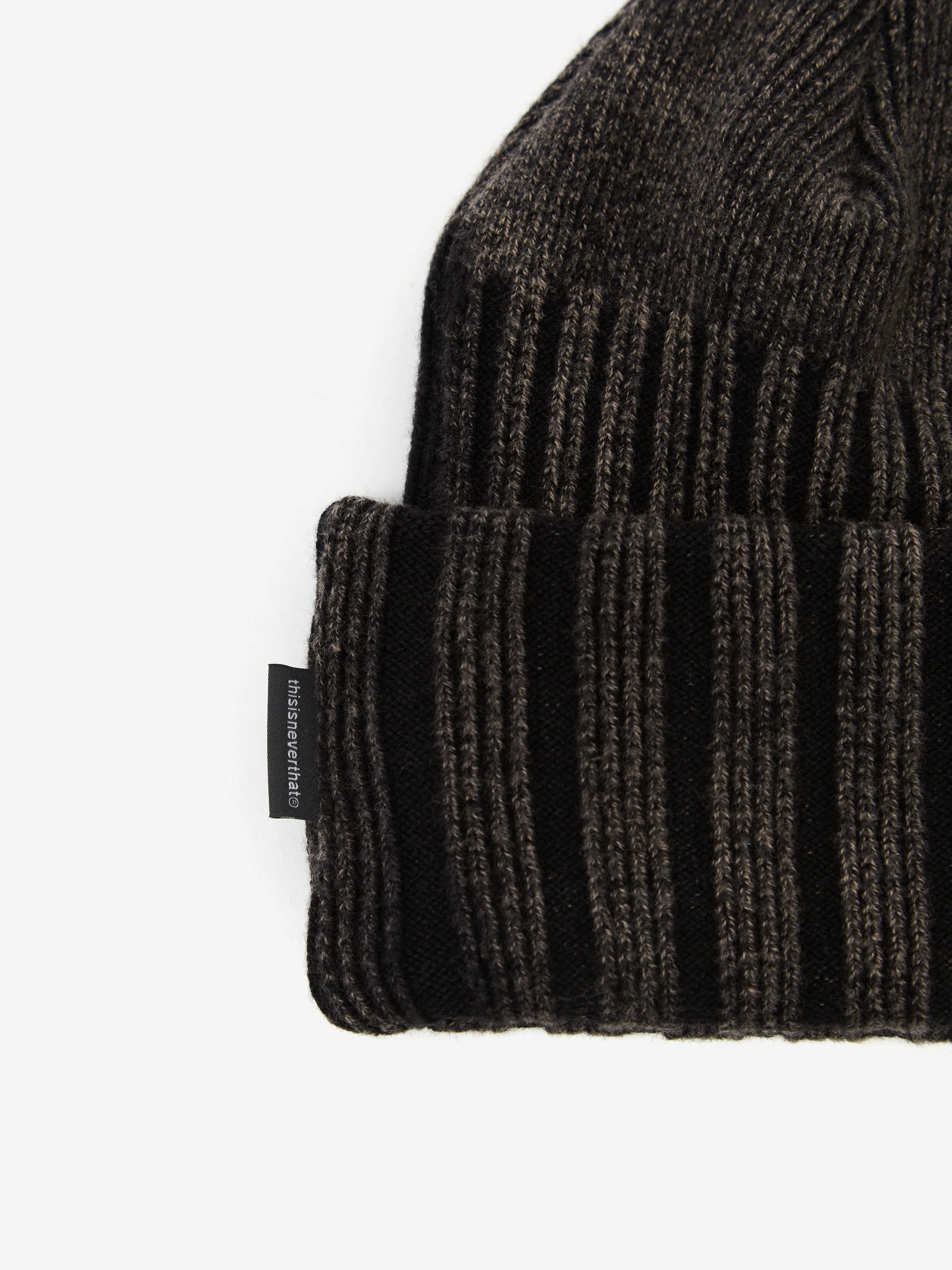 thisisneverthat Bleached Beanie - Black - Image 2