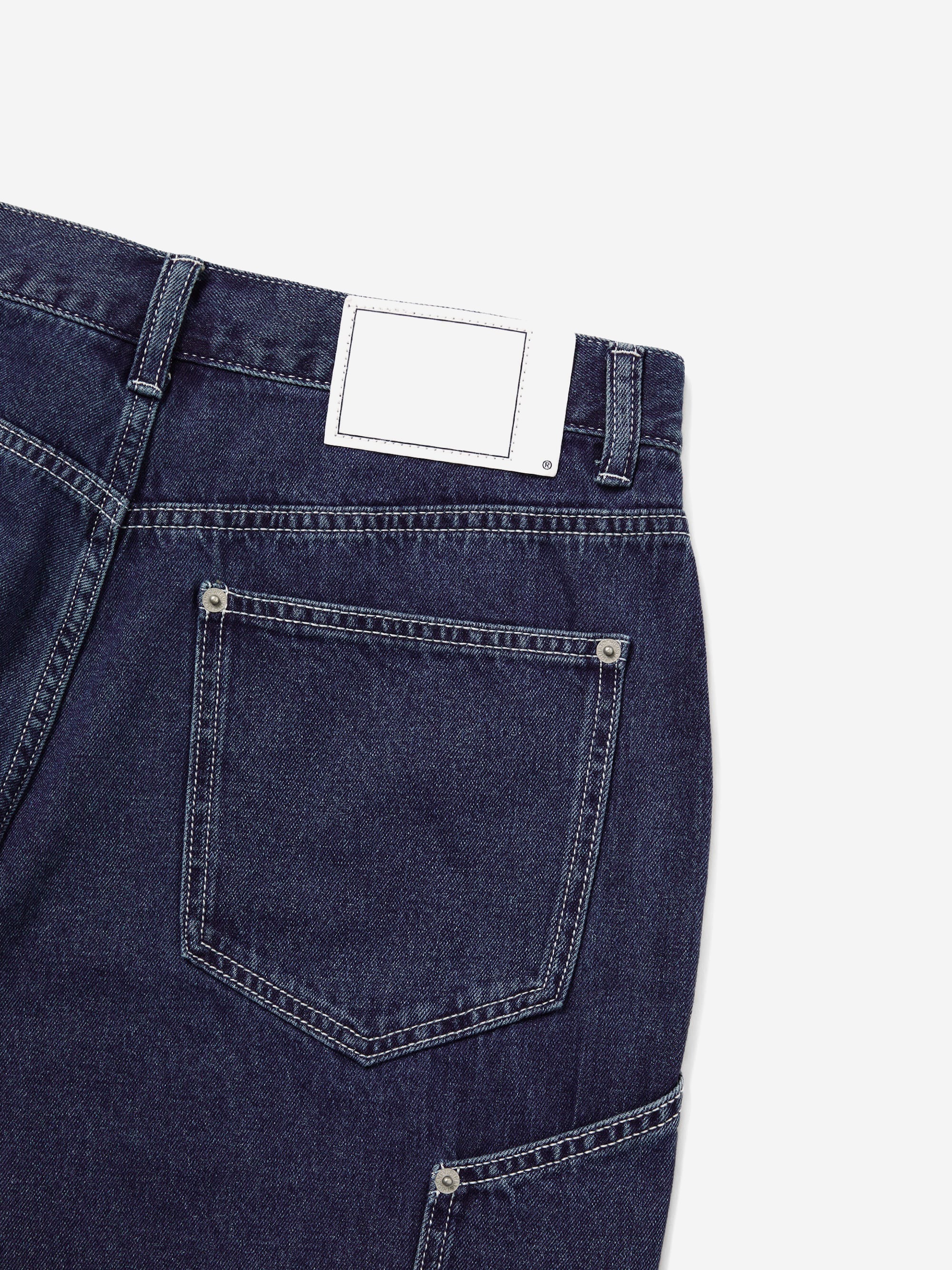 thisisneverthat Denim Carpenter Short - Blue - Image 3