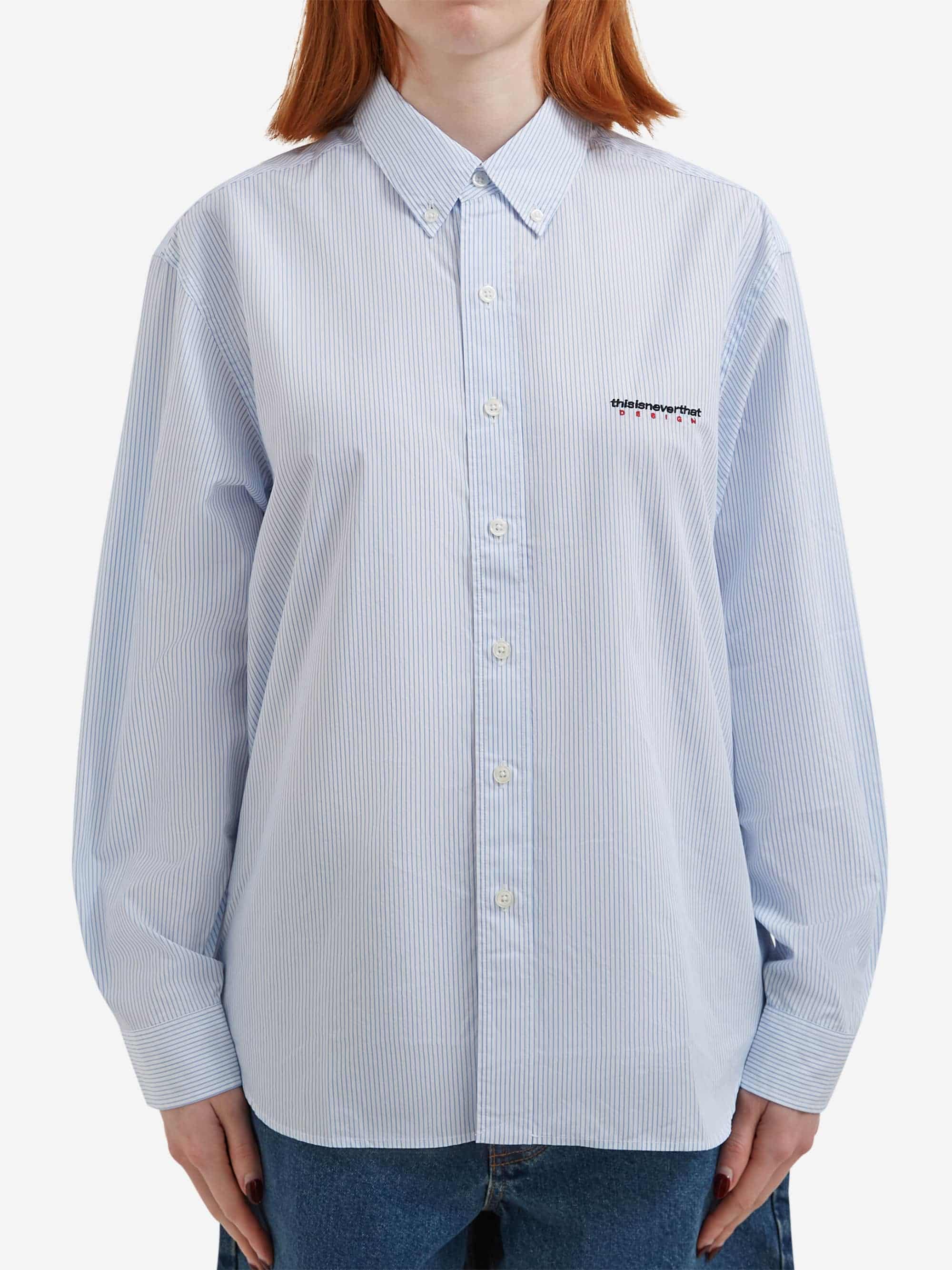 thisisneverthat DSN Striped Shirt W - White