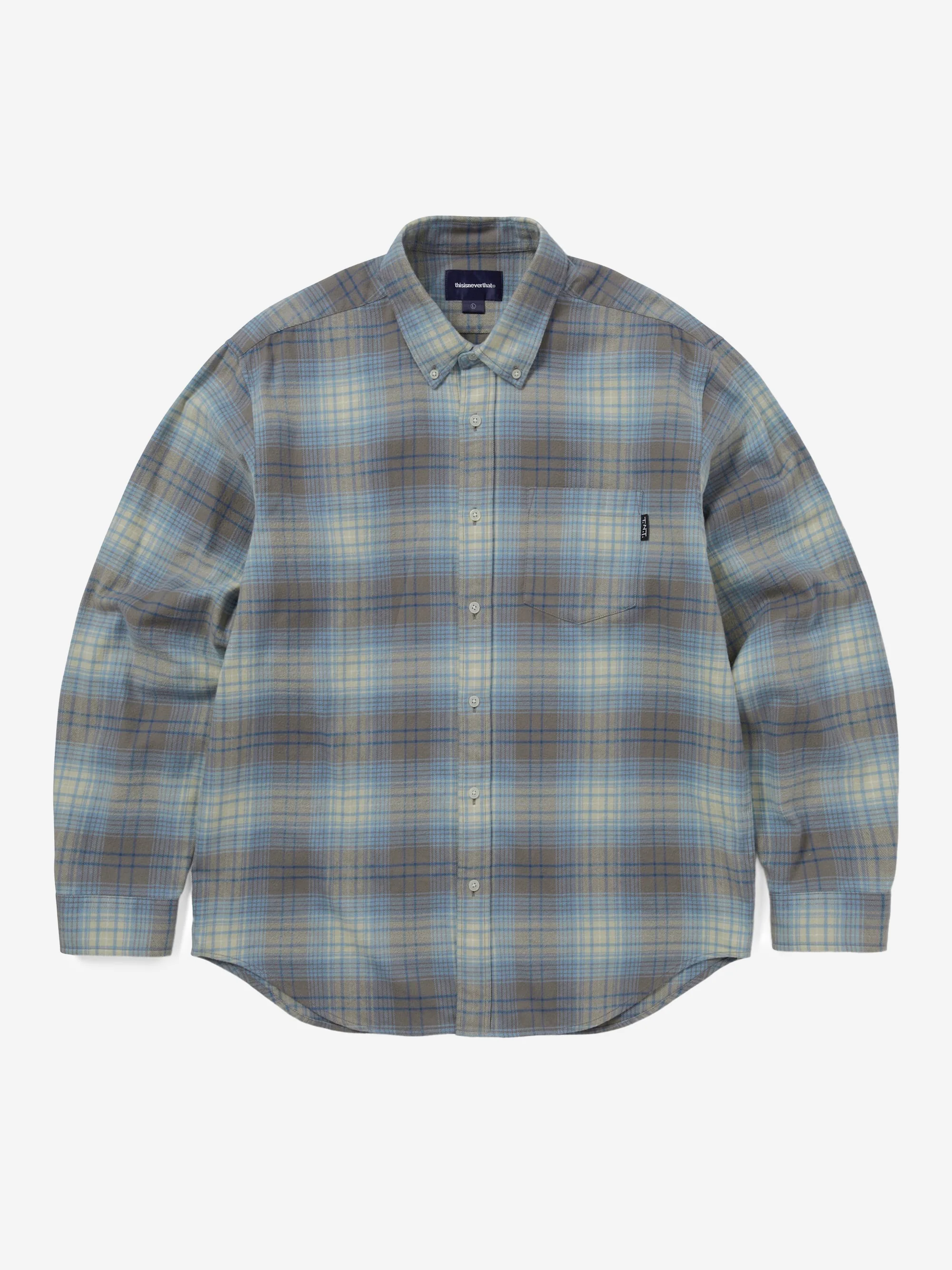 thisisneverthat Flannel Check Shirt - Brown