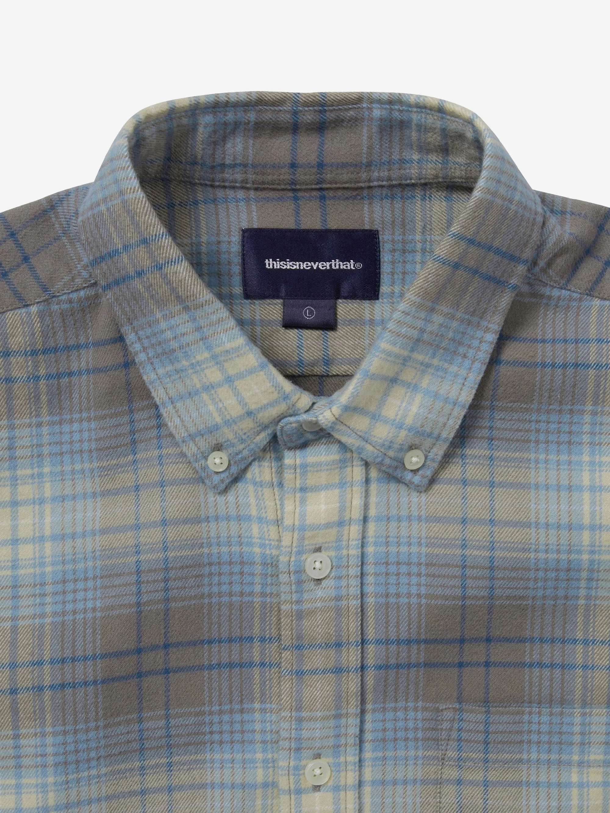 thisisneverthat Flannel Check Shirt - Brown - Image 3