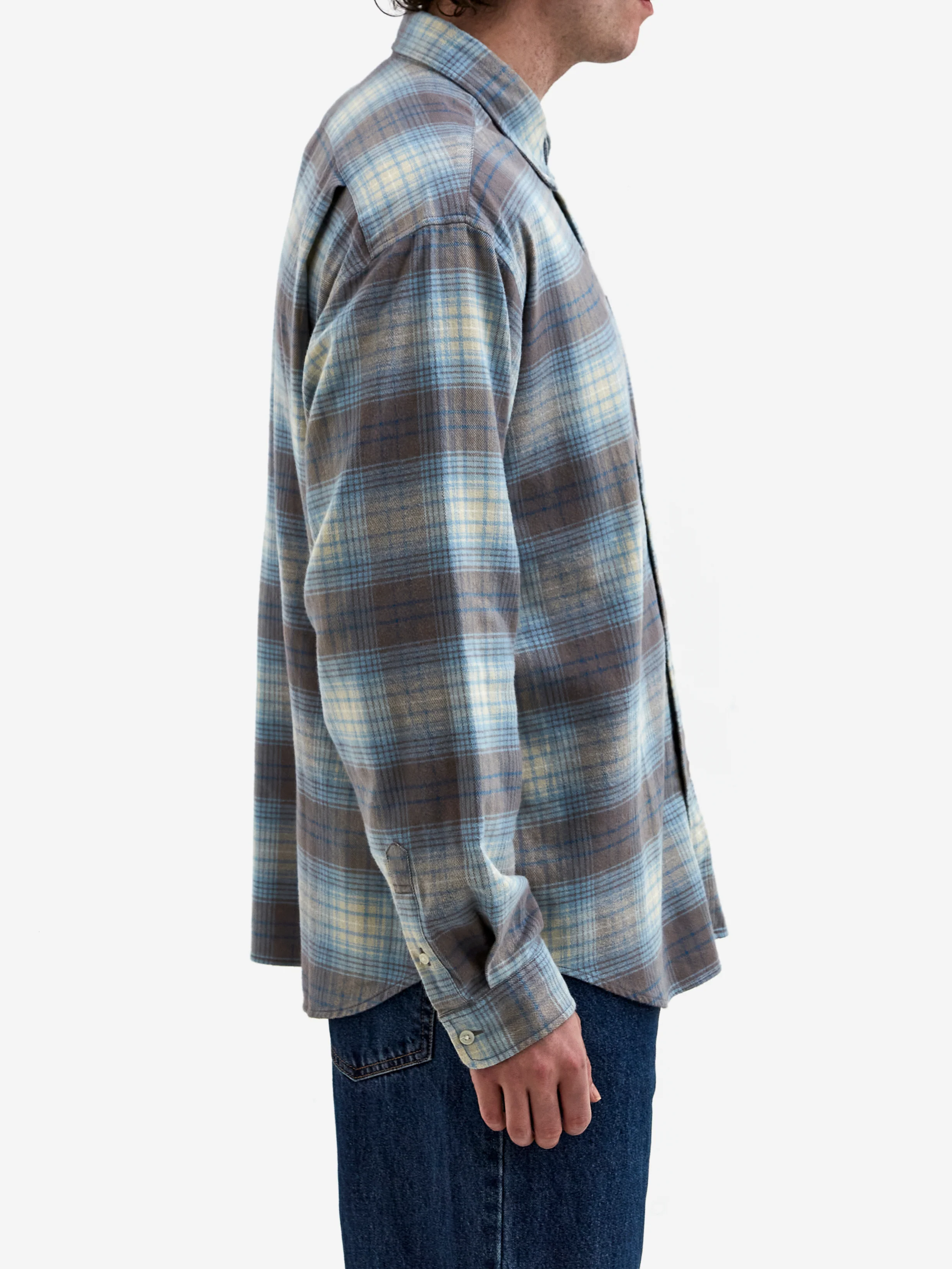 thisisneverthat Flannel Check Shirt - Brown - Image 5