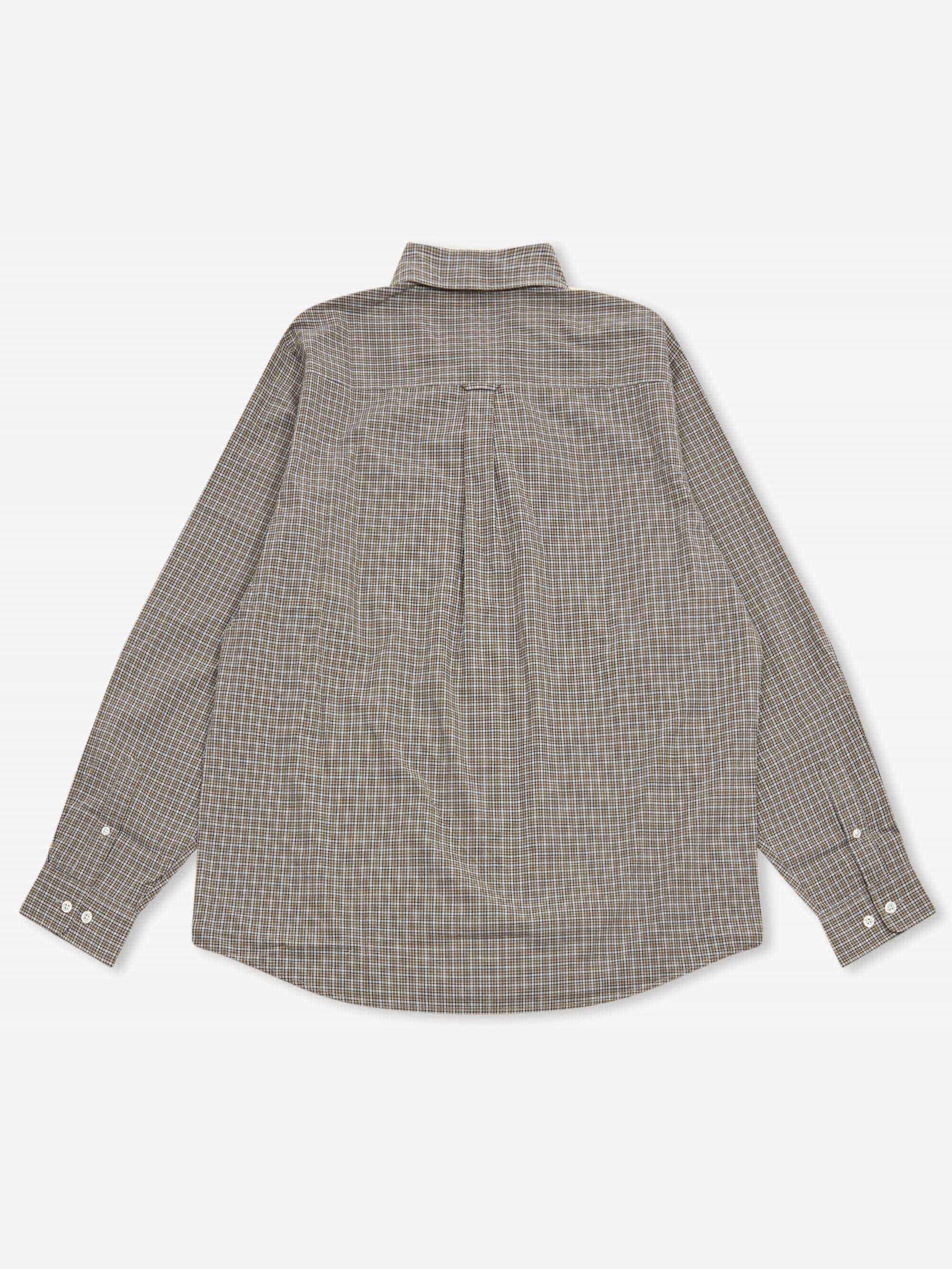 thisisneverthat Lightweight Plaid Shirt - Beige - Image 3