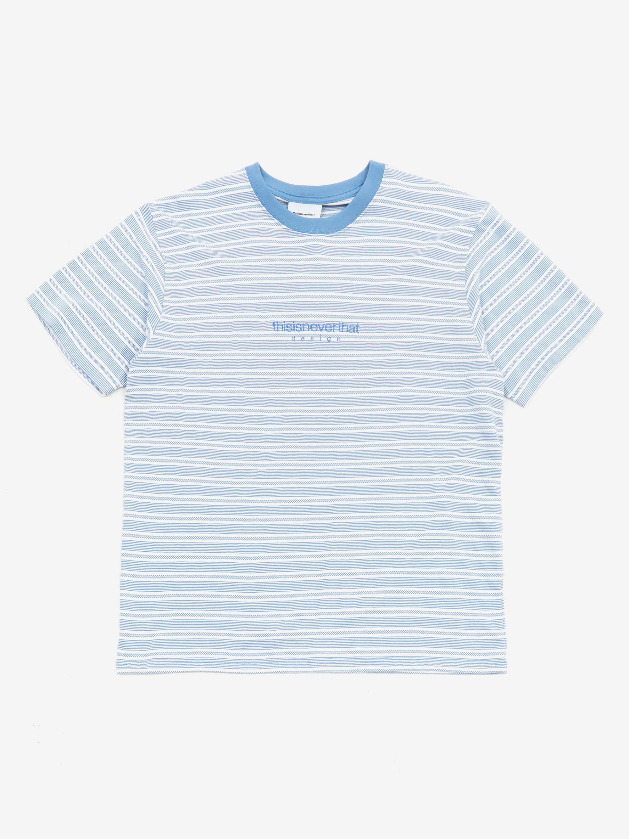 thisisneverthat Micro Striped T-Shirt - Blue