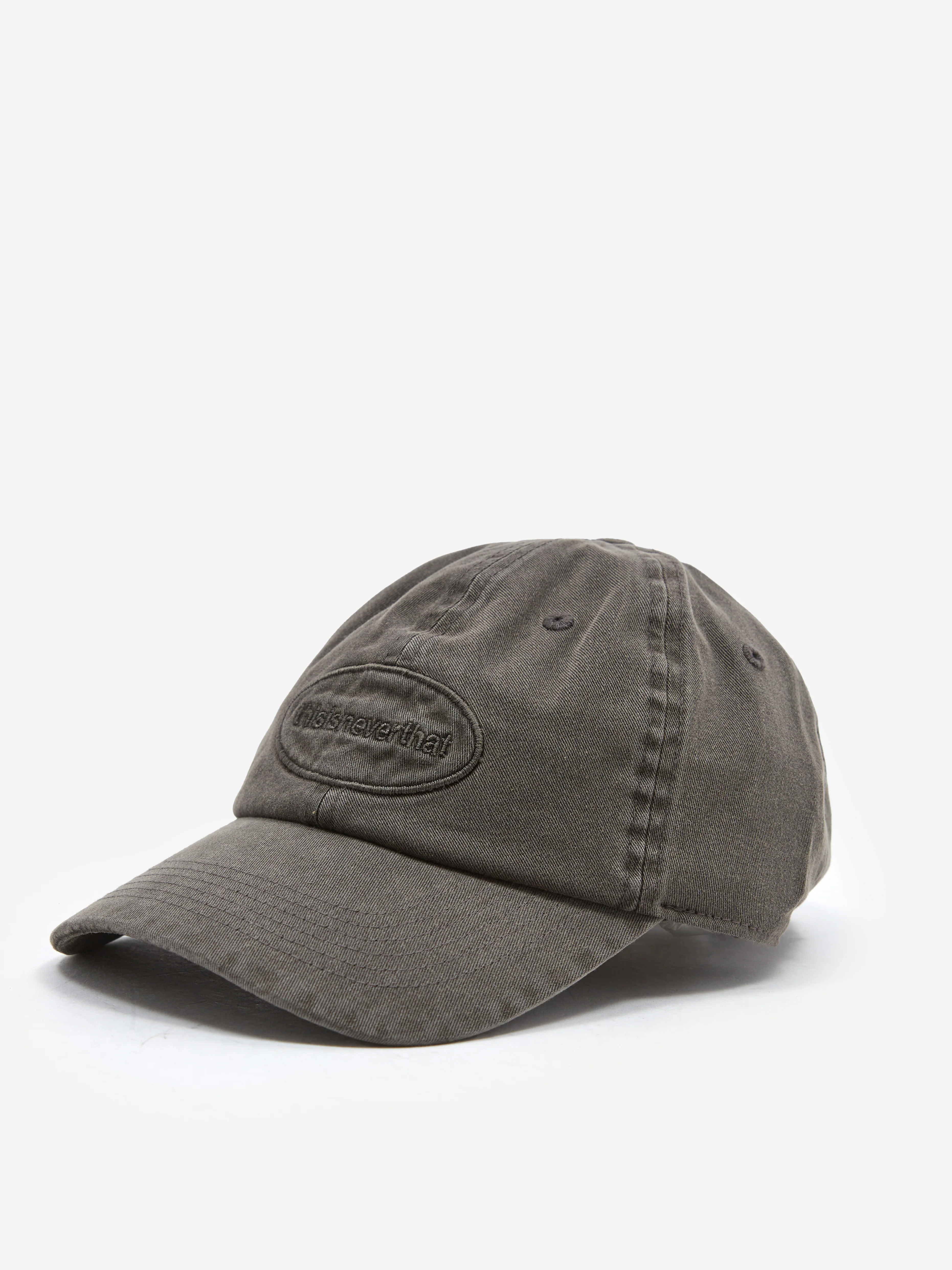 thisisneverthat Overdyed E/T-Logo Cap - Charcoal