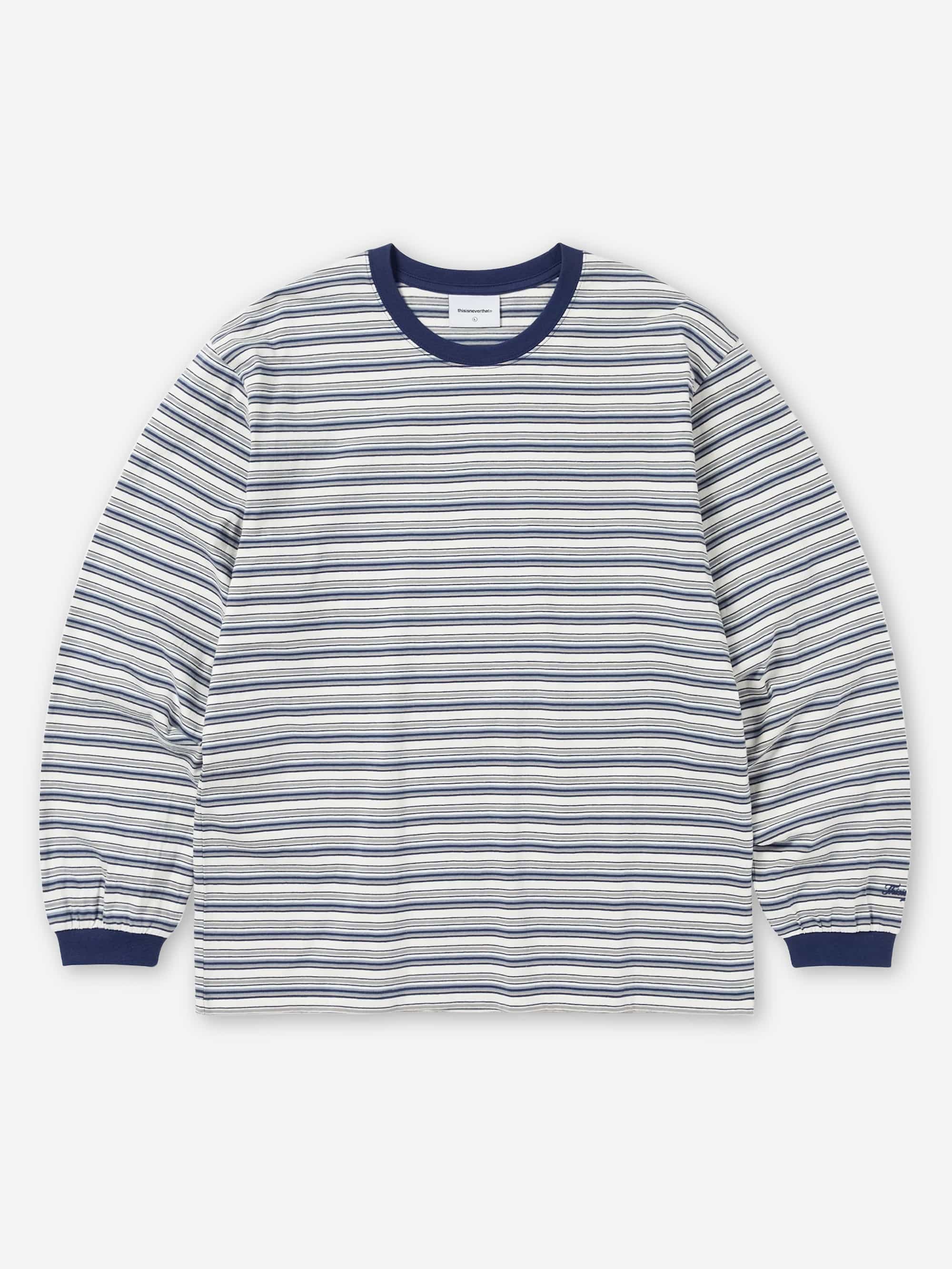 thisisneverthat Striped L/S Tee - Ivory