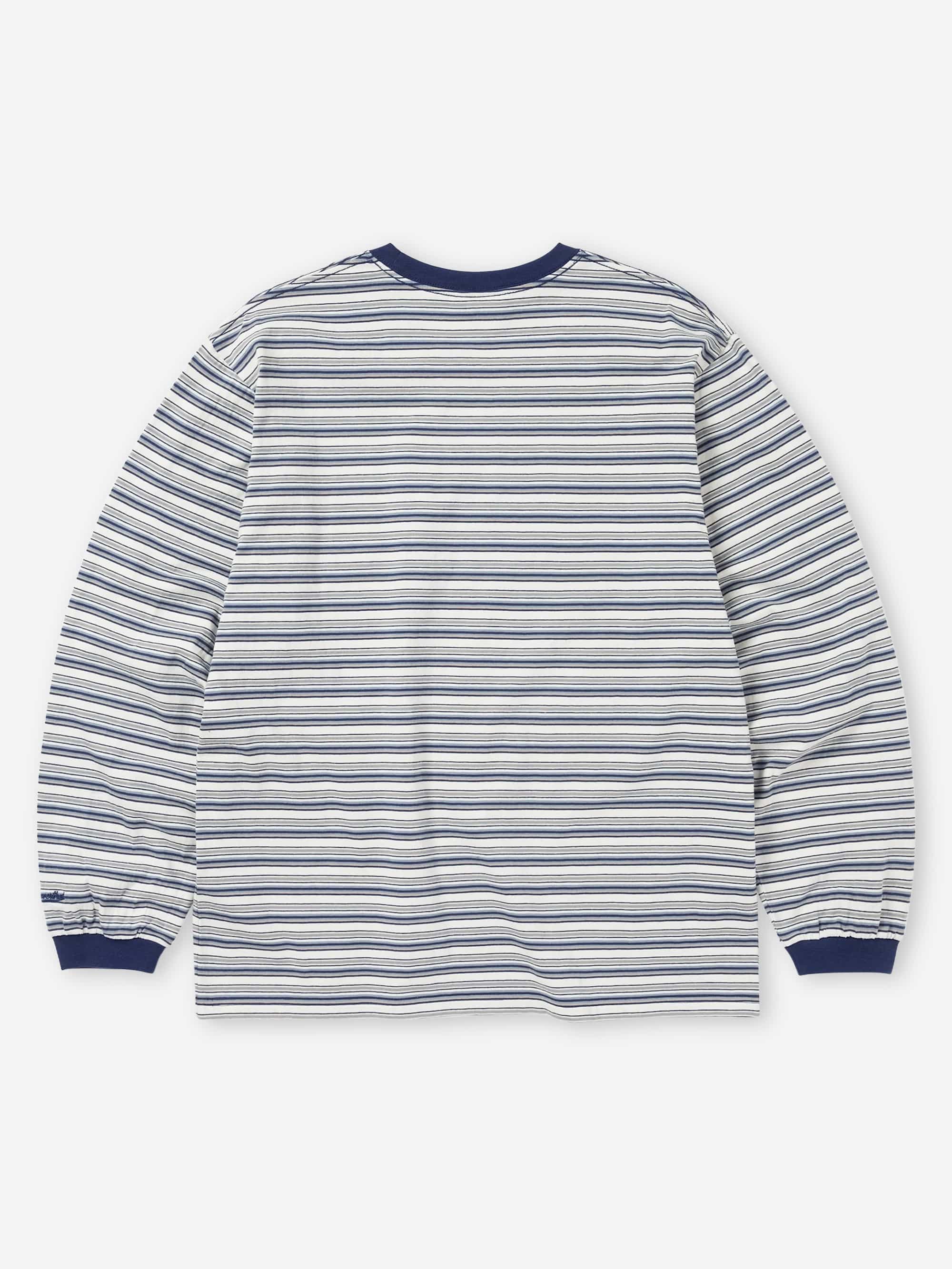 thisisneverthat Striped L/S Tee - Ivory - Image 3