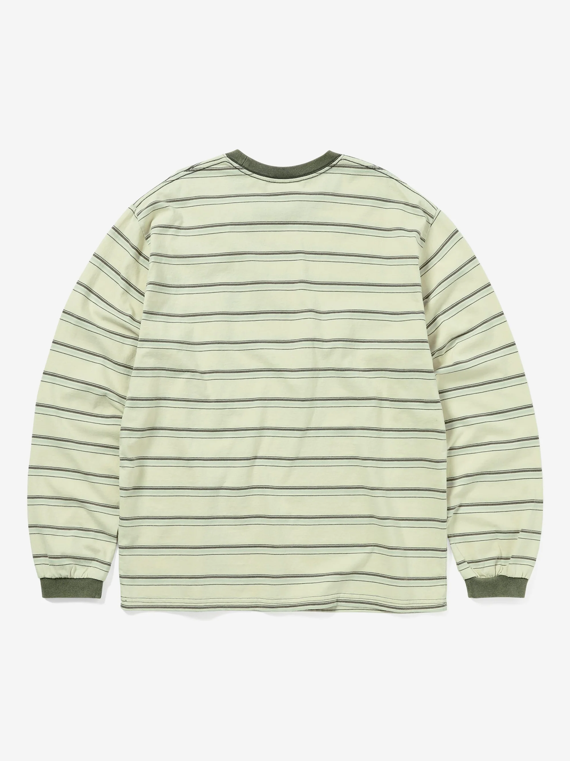 thisisneverthat Striped Long Sleeve T-Shirt - Yellow - Image 3