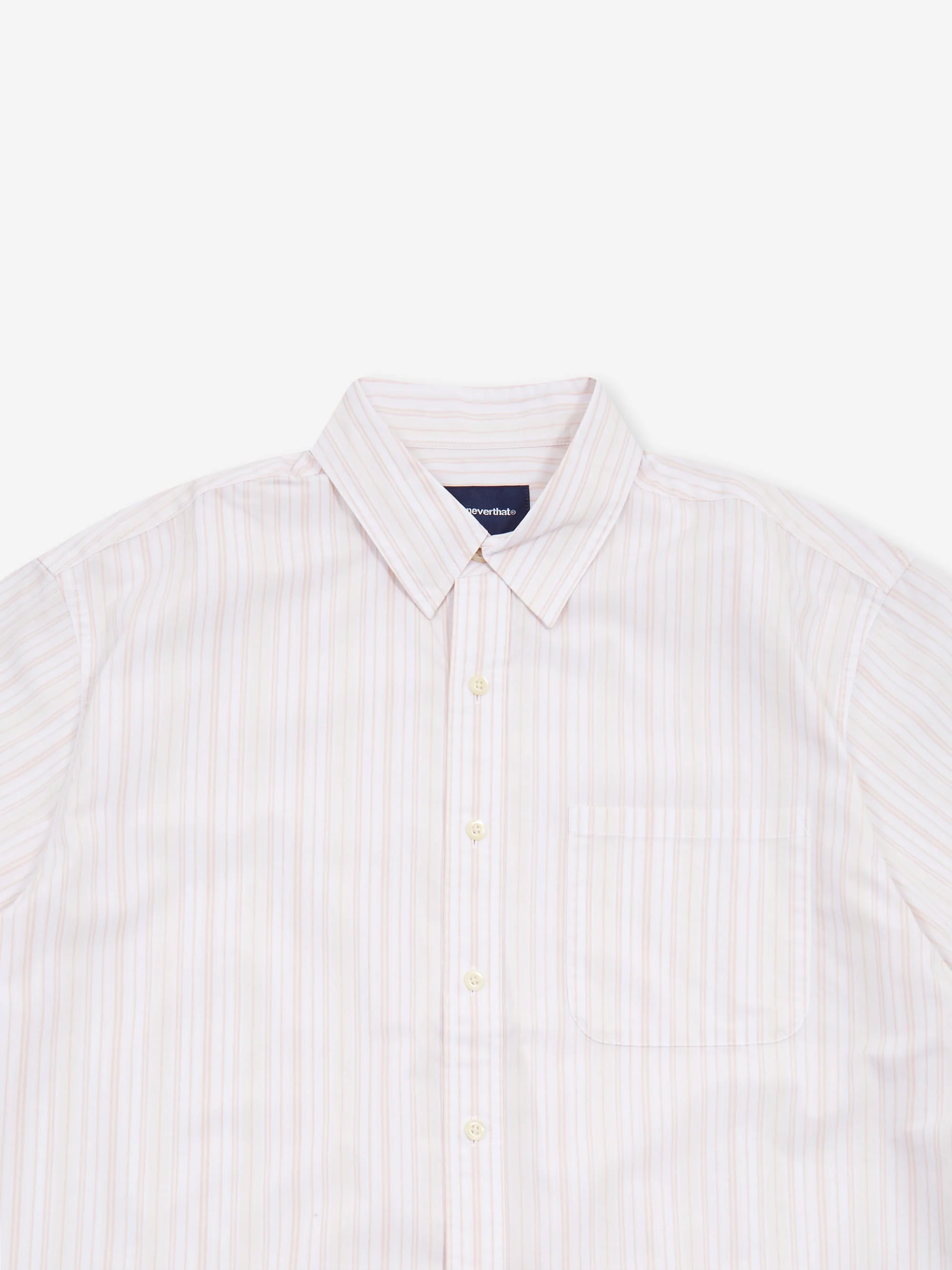 thisisneverthat Striped S/S Shirt - White - Image 2