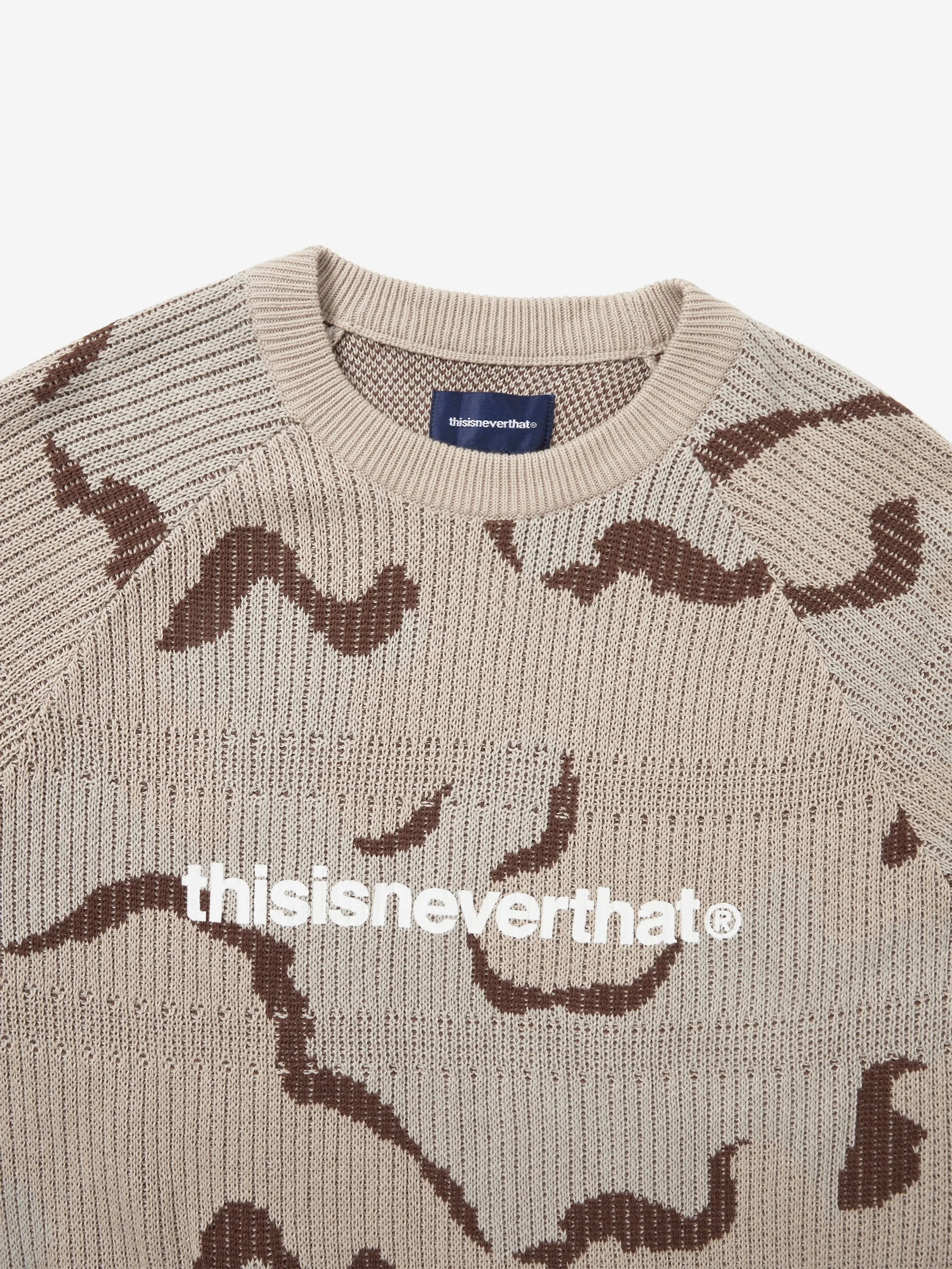 thisisneverthat T-Logo Knit Sweater - Camo - Image 2